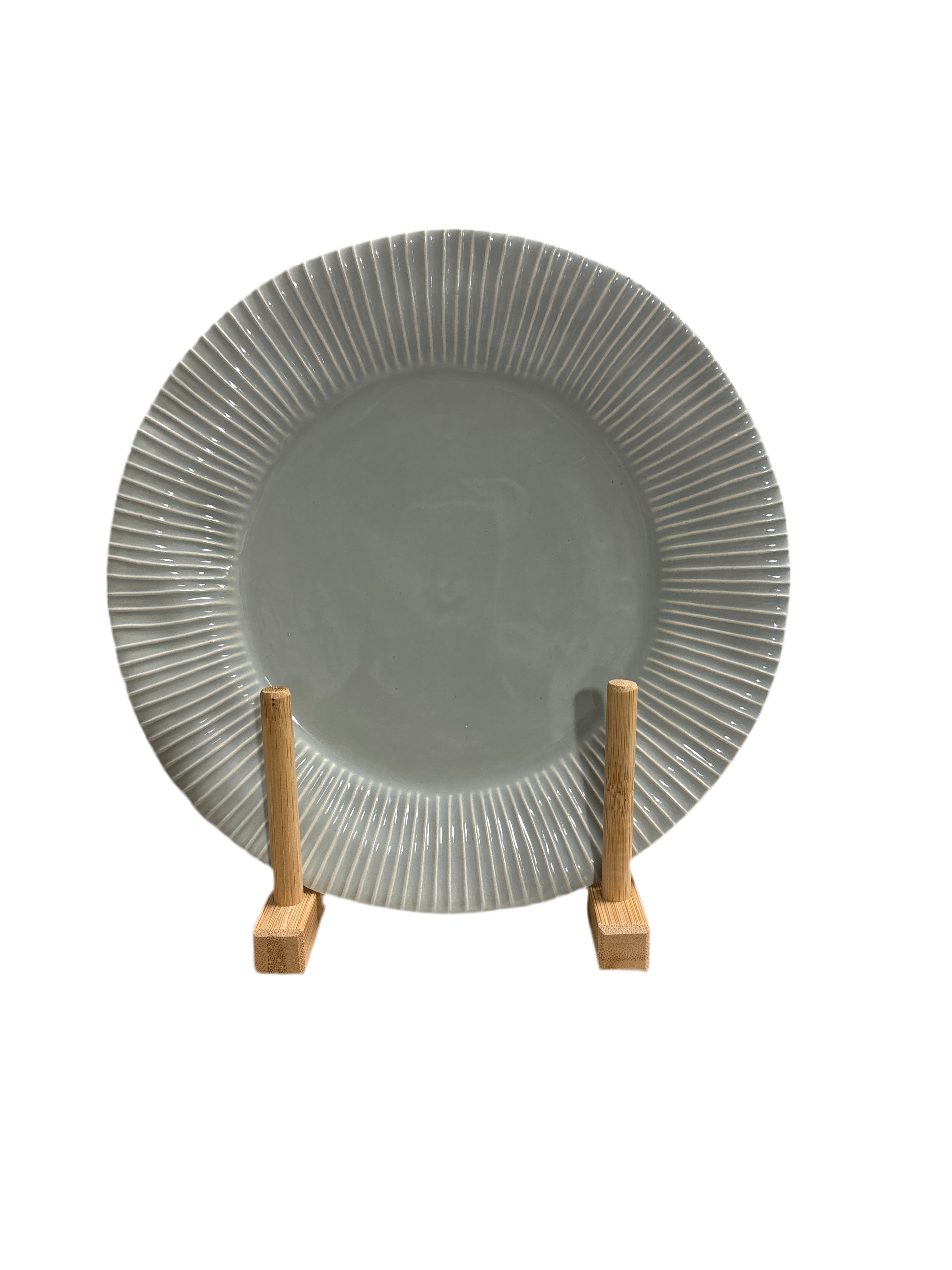 Dessert plates baby blue (4) rental
