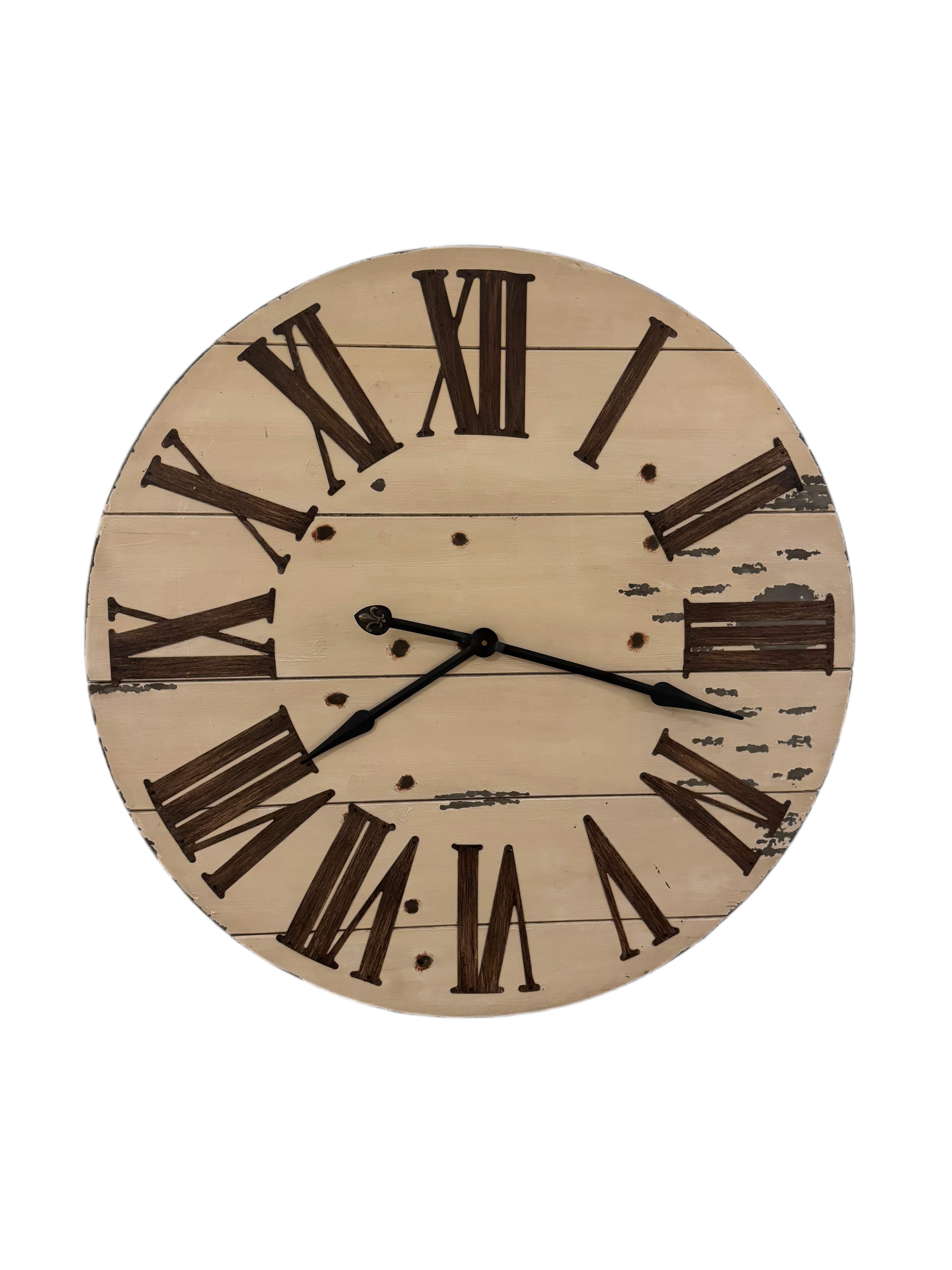 36” wooden clock rental