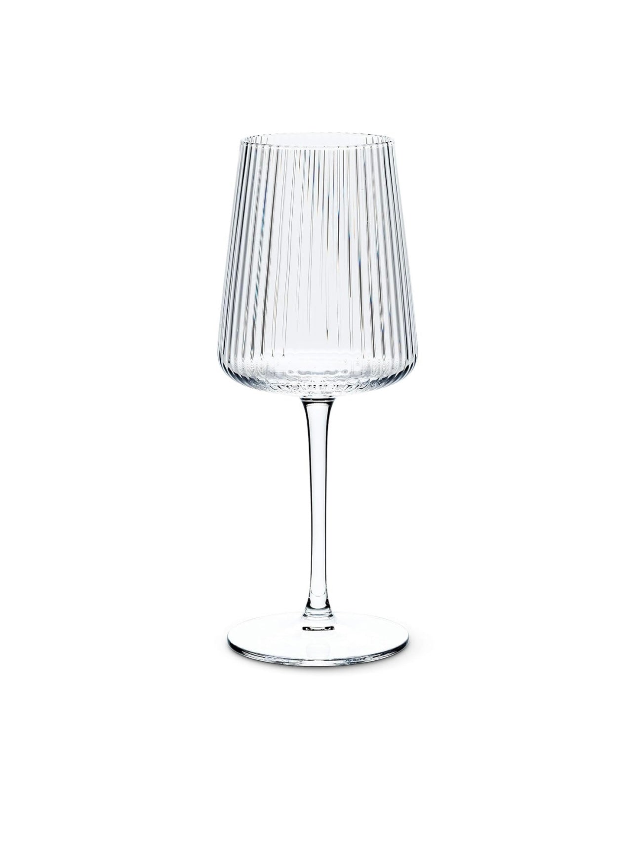 Reeded wine glass - set of 6 rental