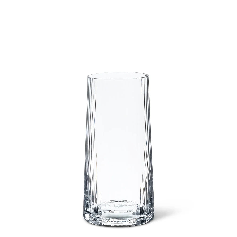 Reeded high ball glassware rental ( set of 6)