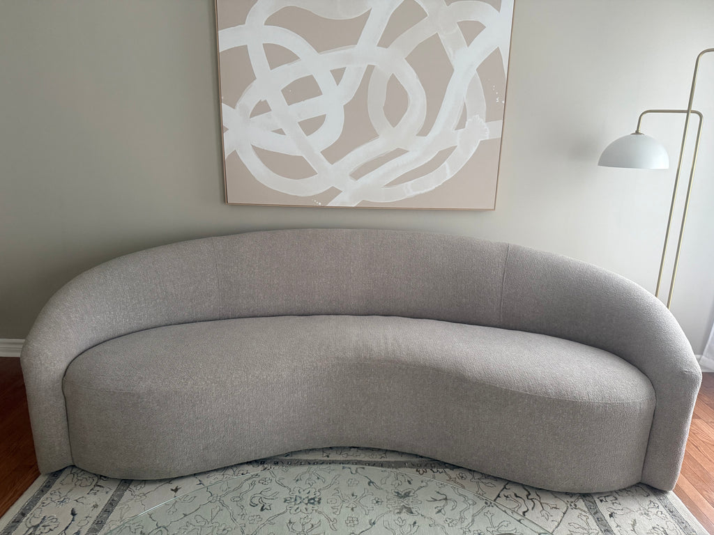 Large Neutral abstract canvas rental