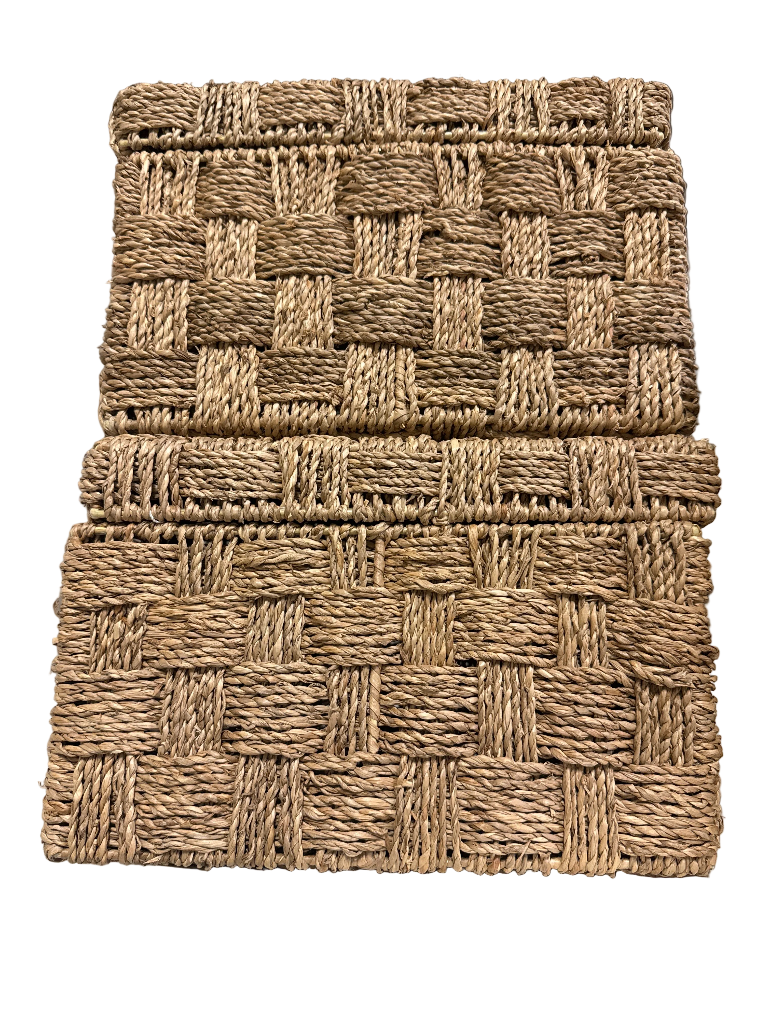 Woven seagrass box rental