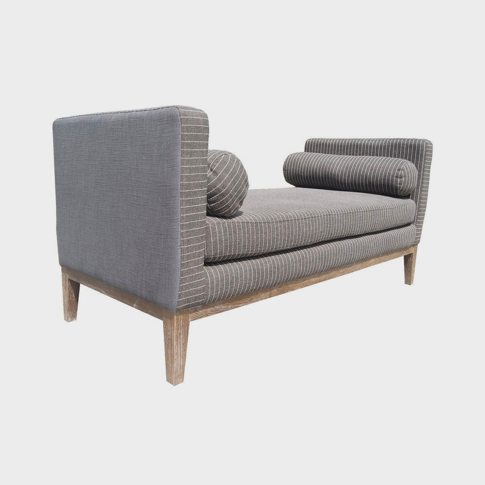 Grey settee bench rental