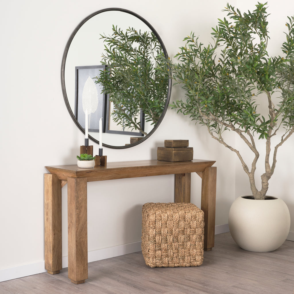 Woven rope pouf / stool rental