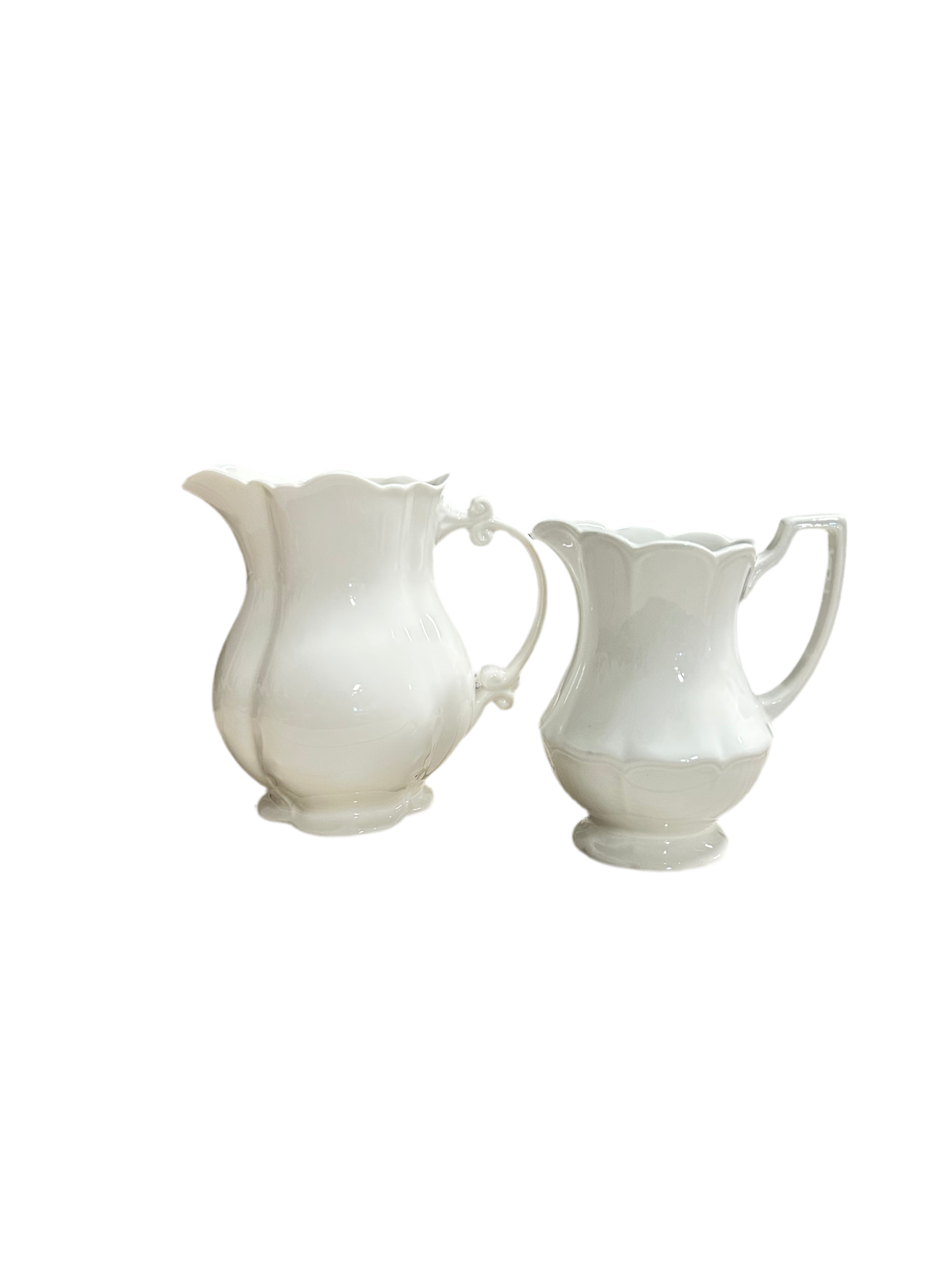 Antique White milk / creamer set (2) rental