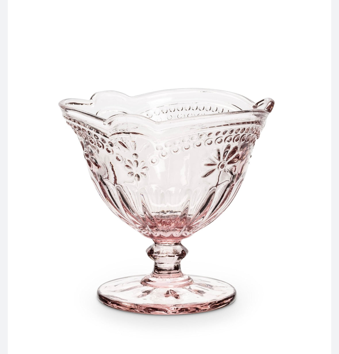 Blush dessert parfait rental set of 8