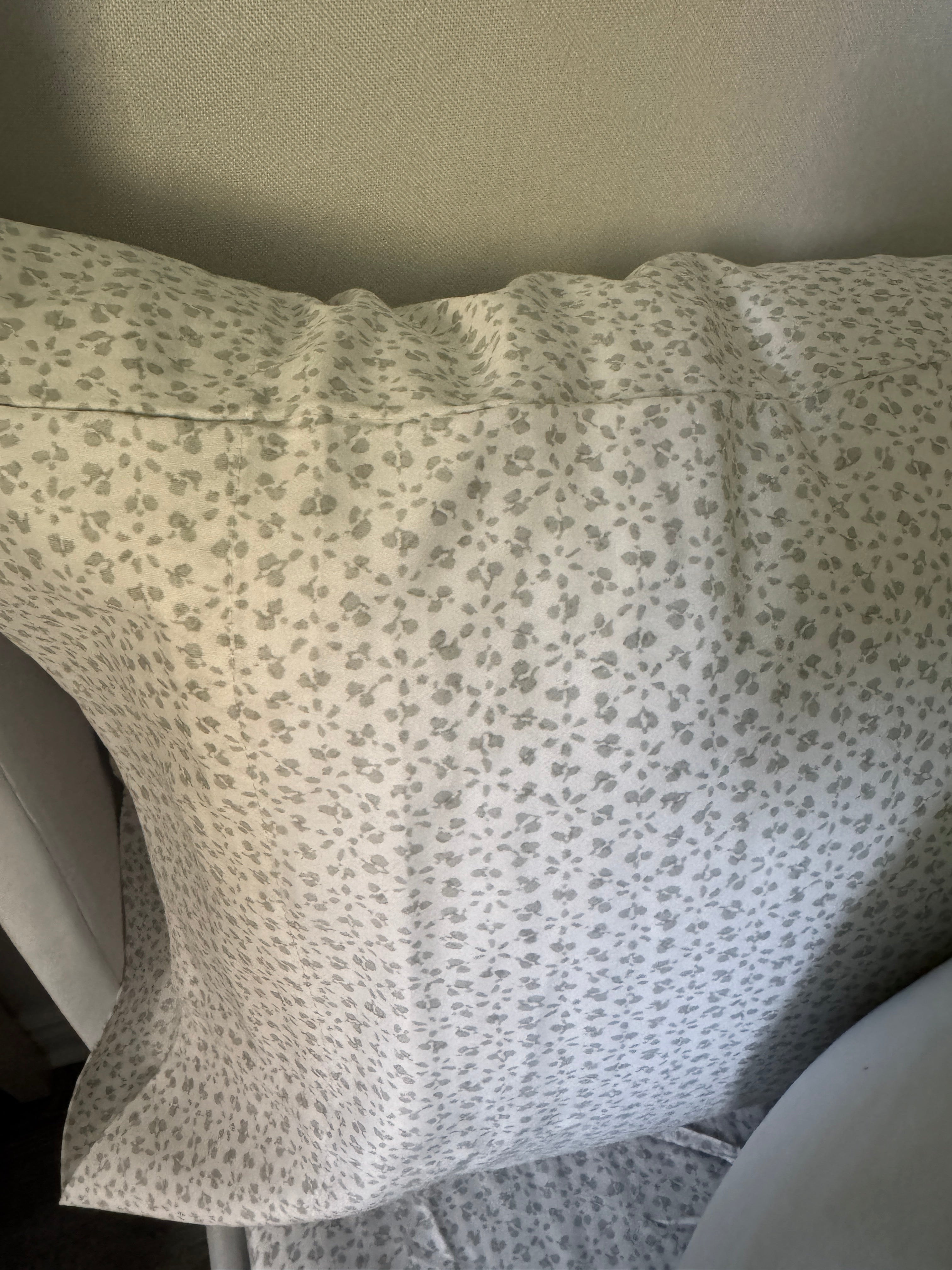 Soft sage double bedding bundle set rental