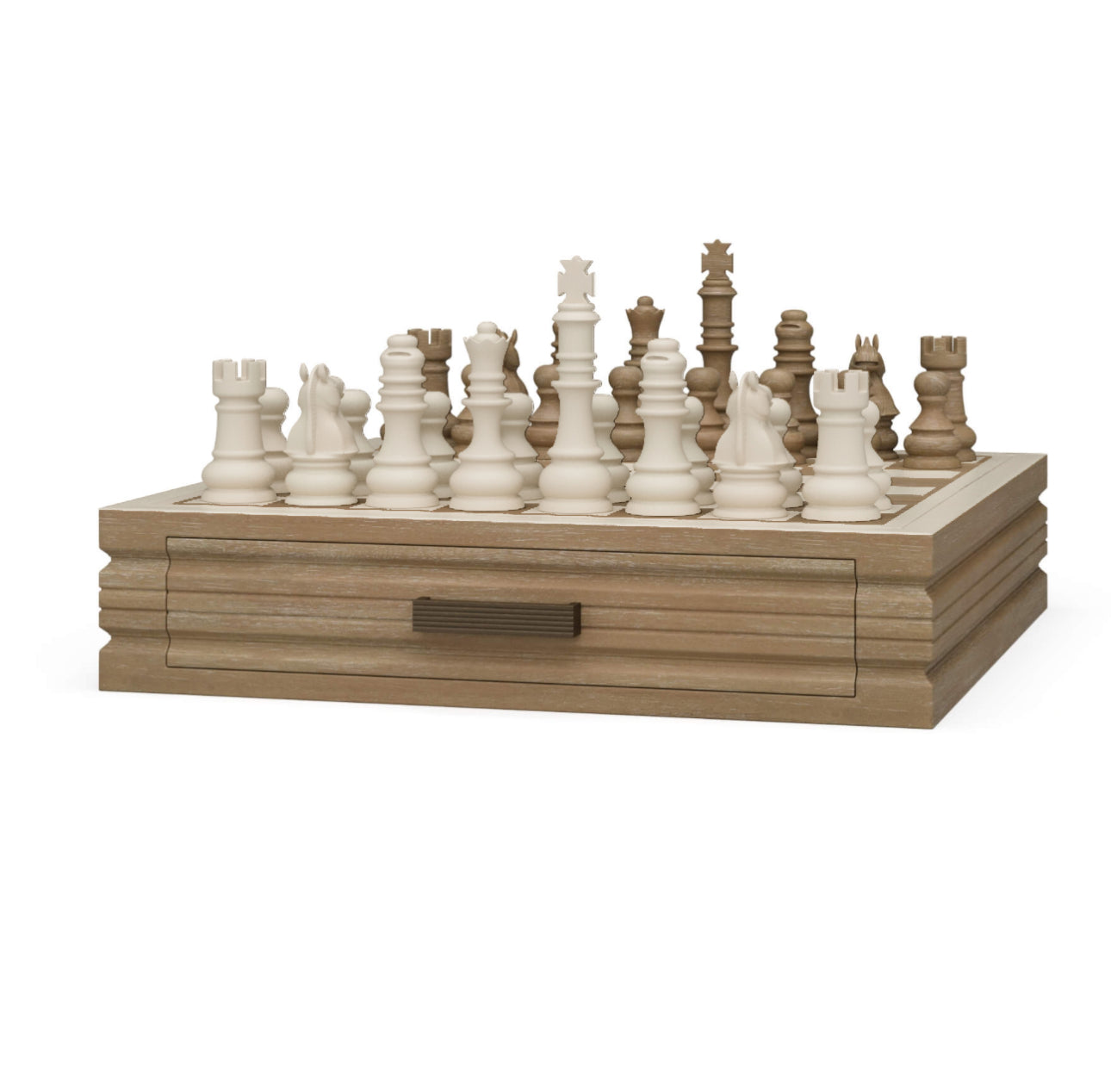 Huge chess set decor rental