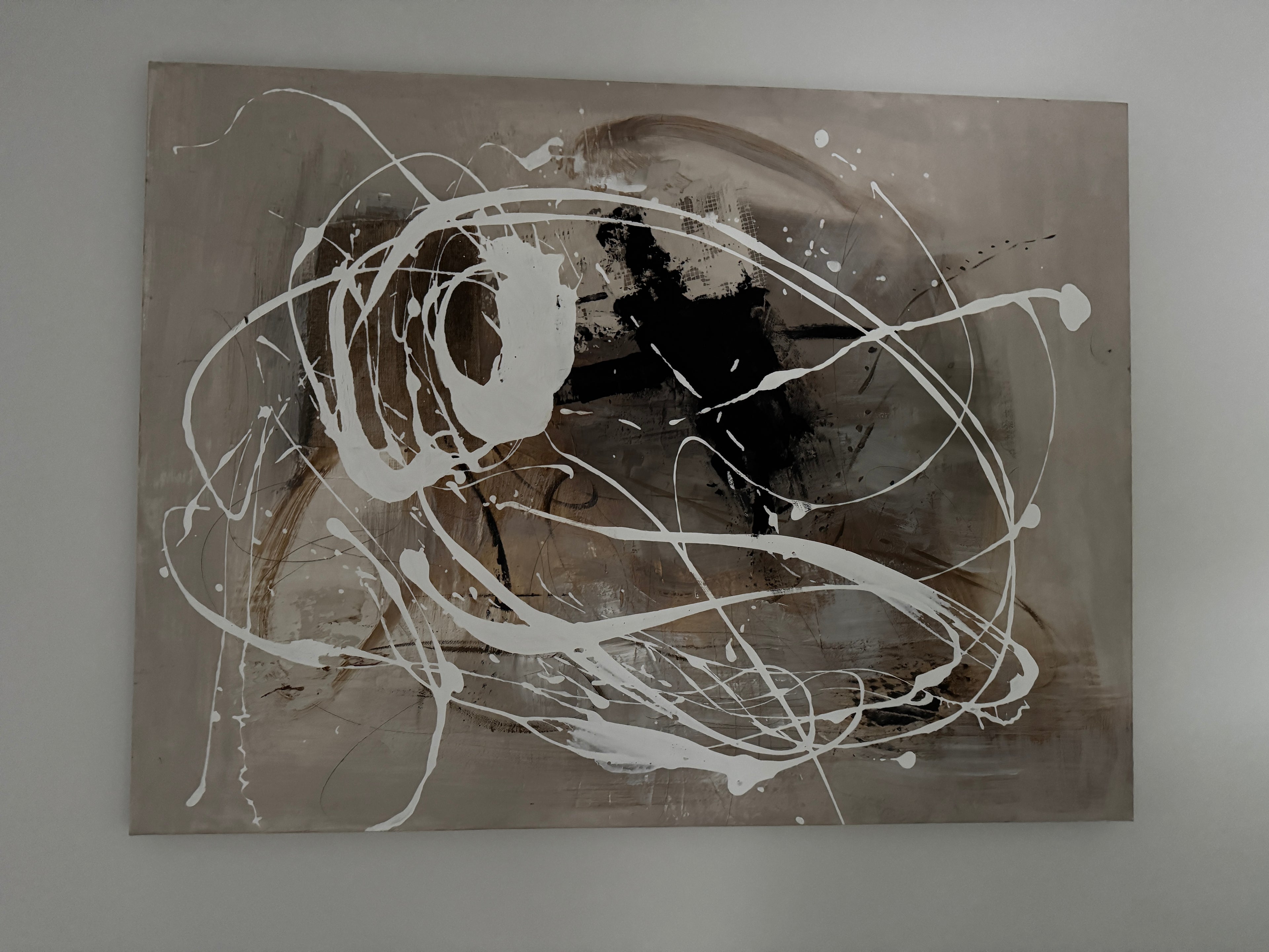 Abstract canvas art rental