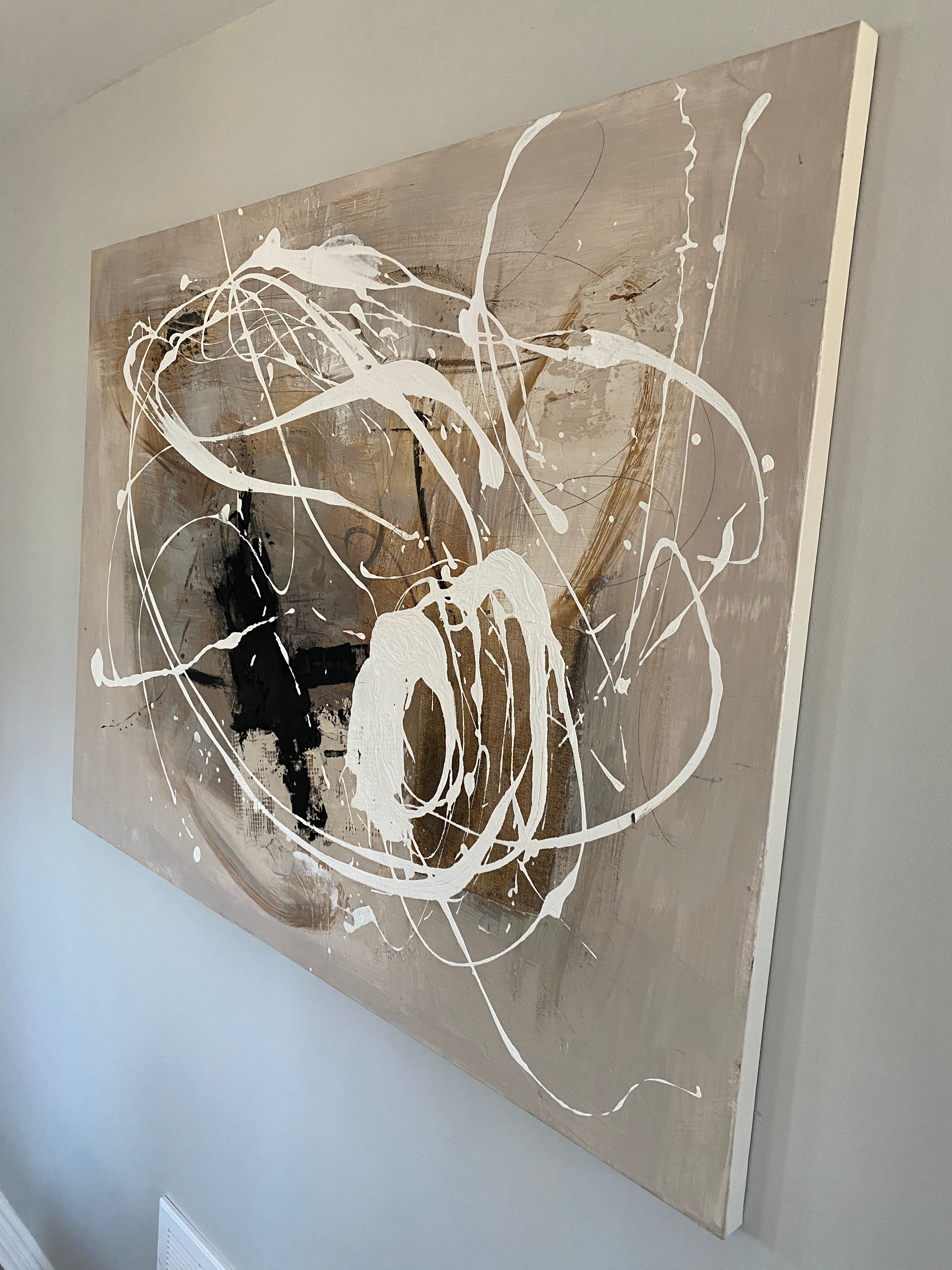 Abstract canvas art rental