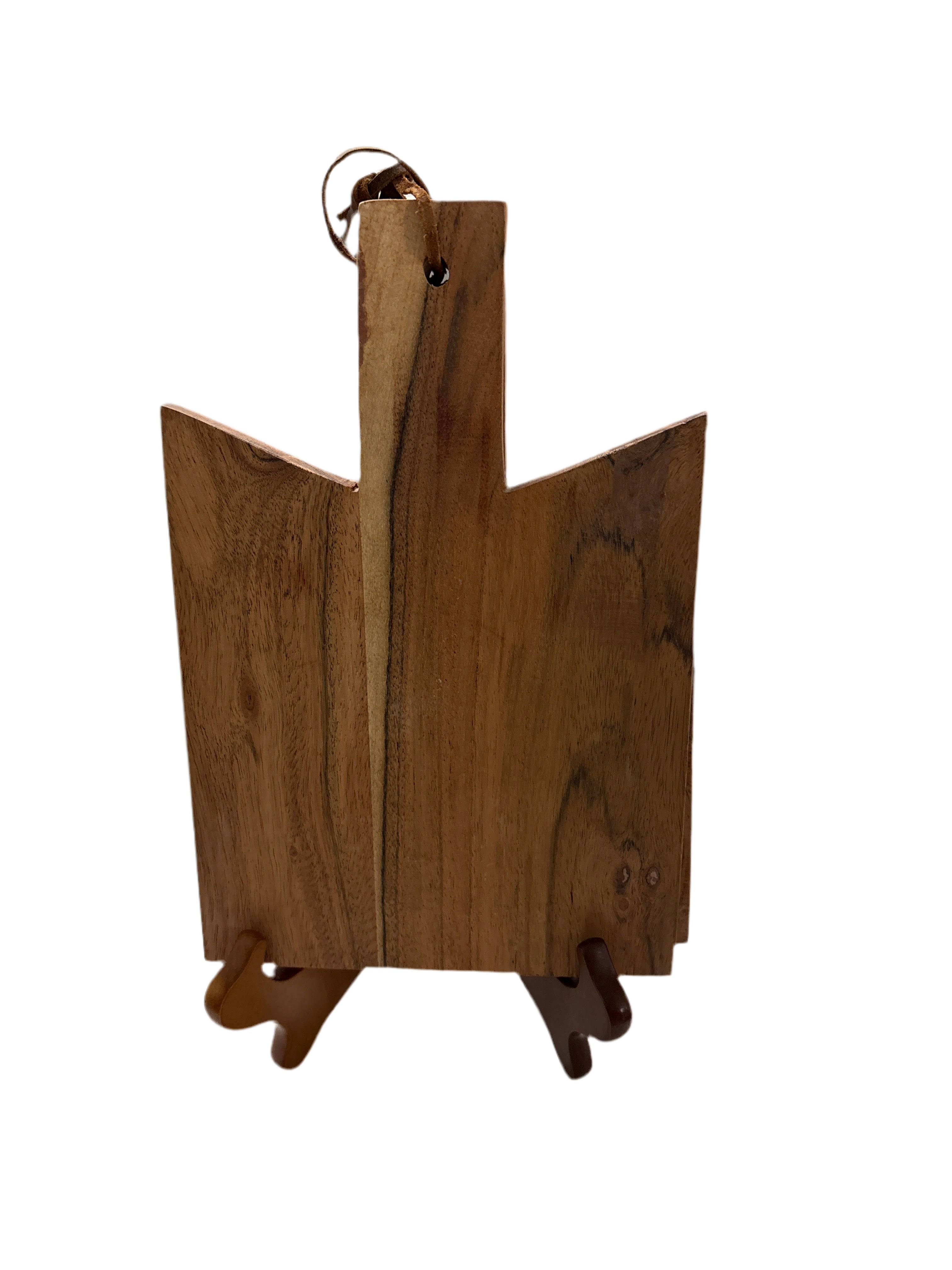 Wooden board set (2) with stand rental