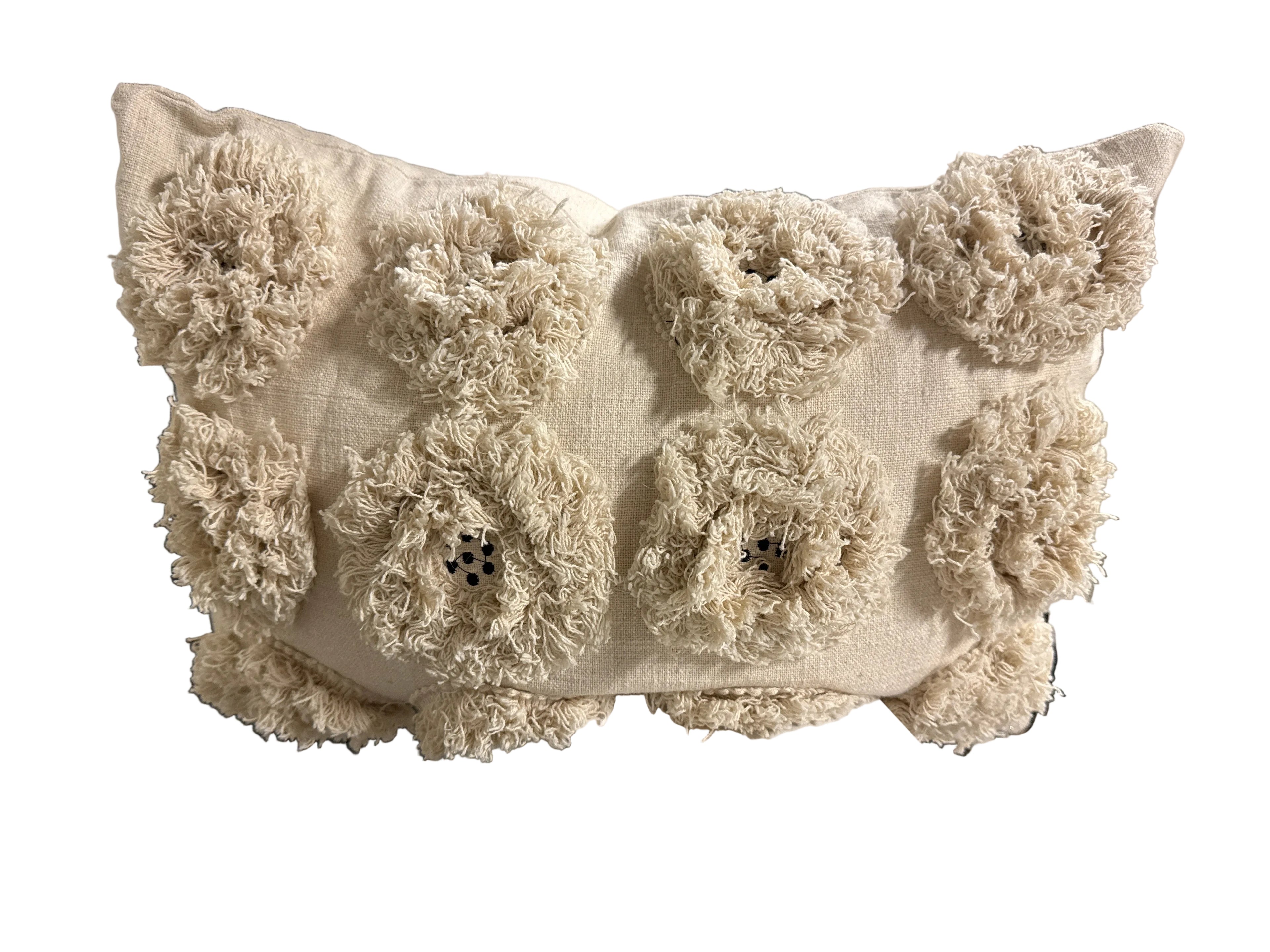 Boho textured pillow rental