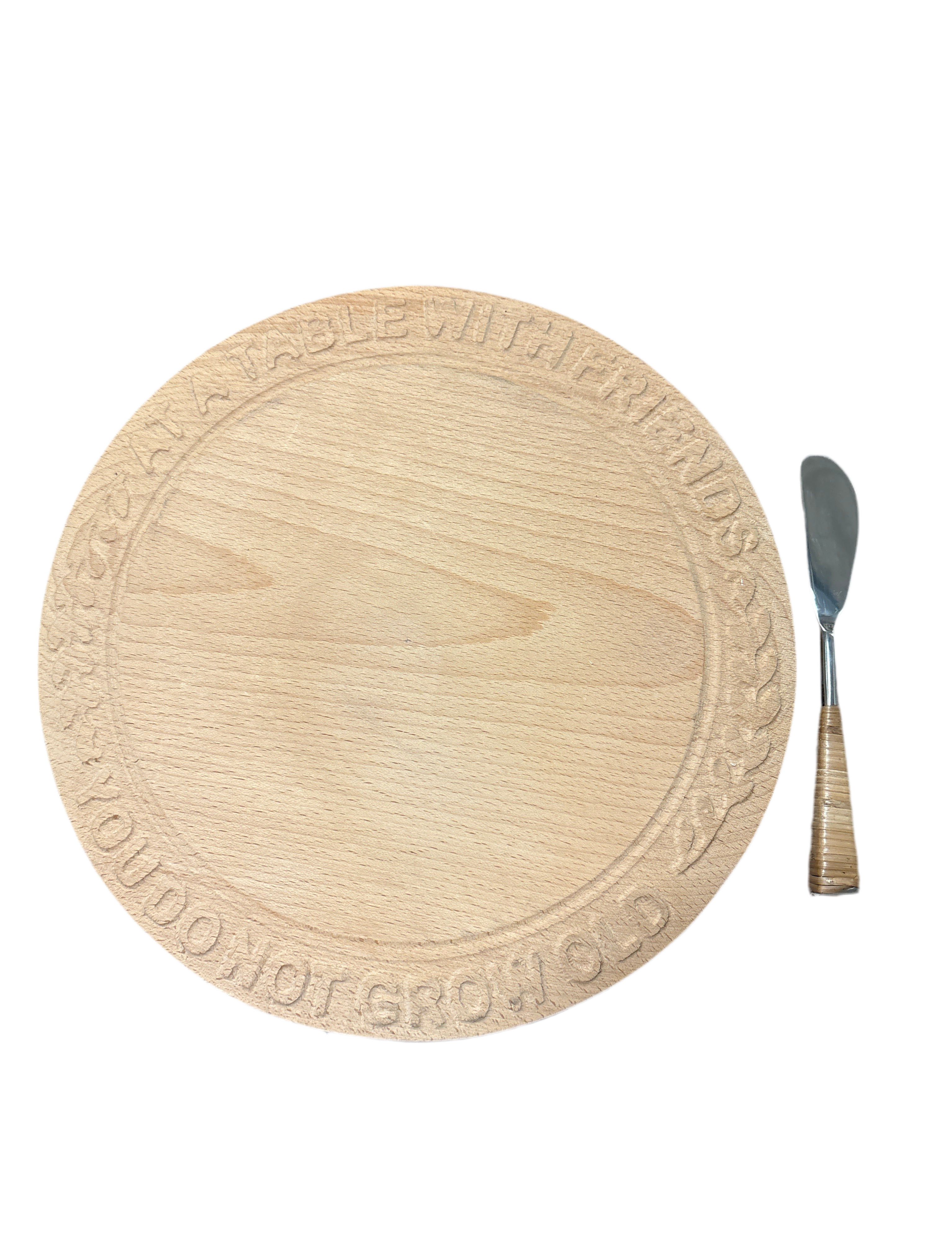 Wooden cheese board set rental