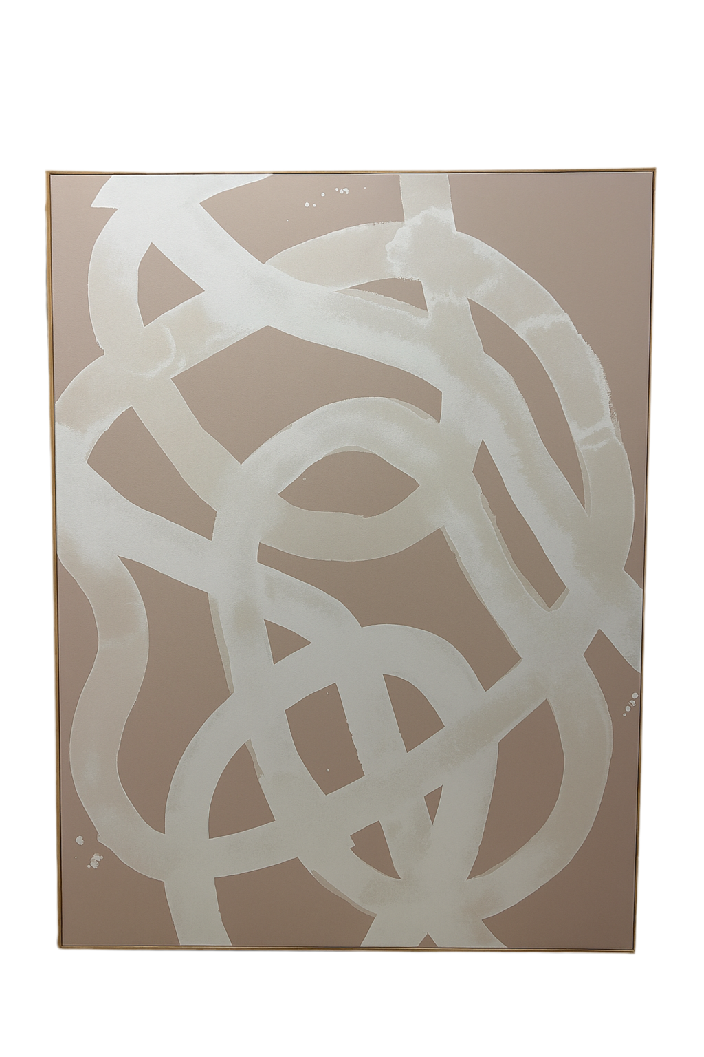 Neutral abstract canvas rental