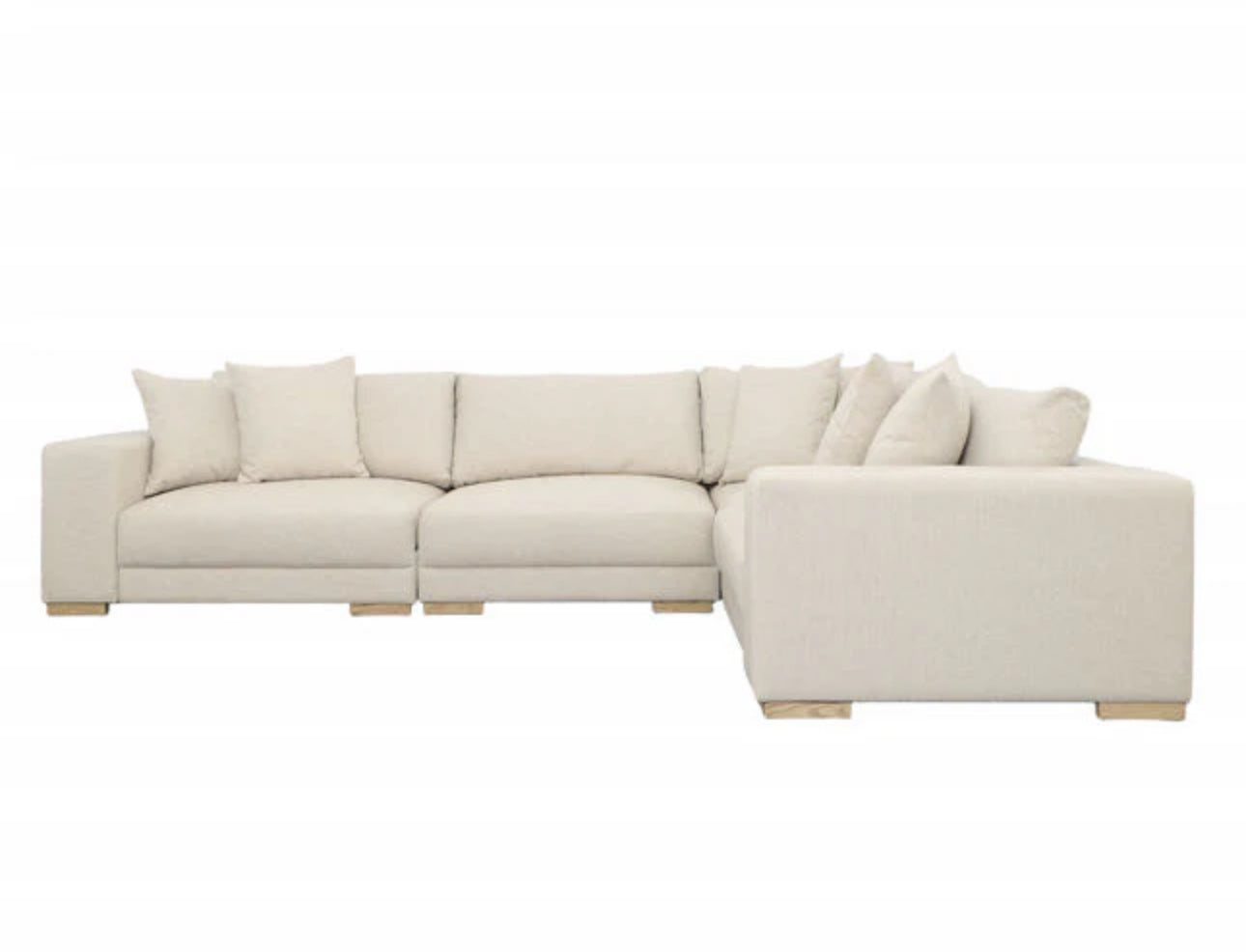 Large modular L sectional rental