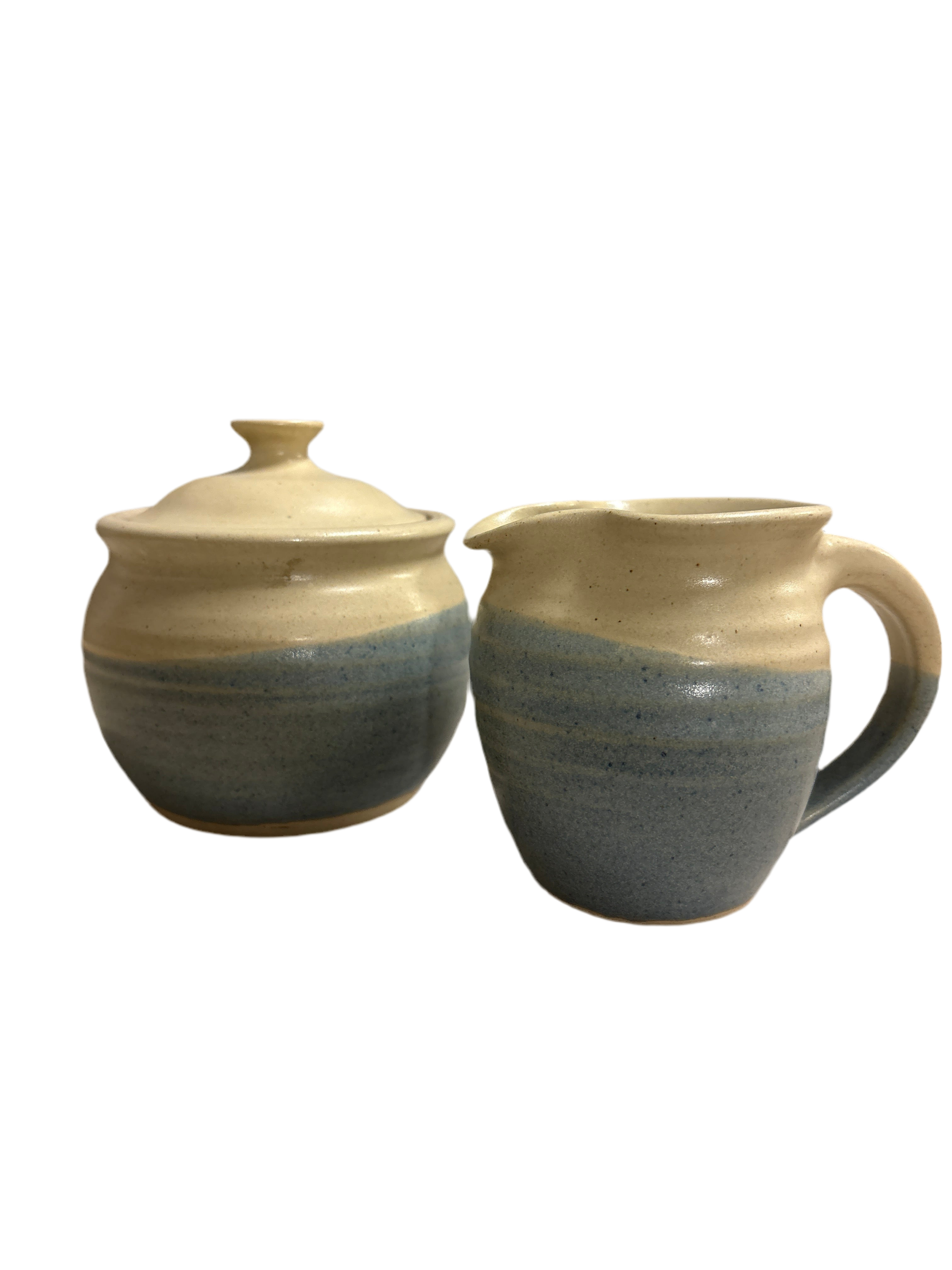 Stoneware cream & sugar rental