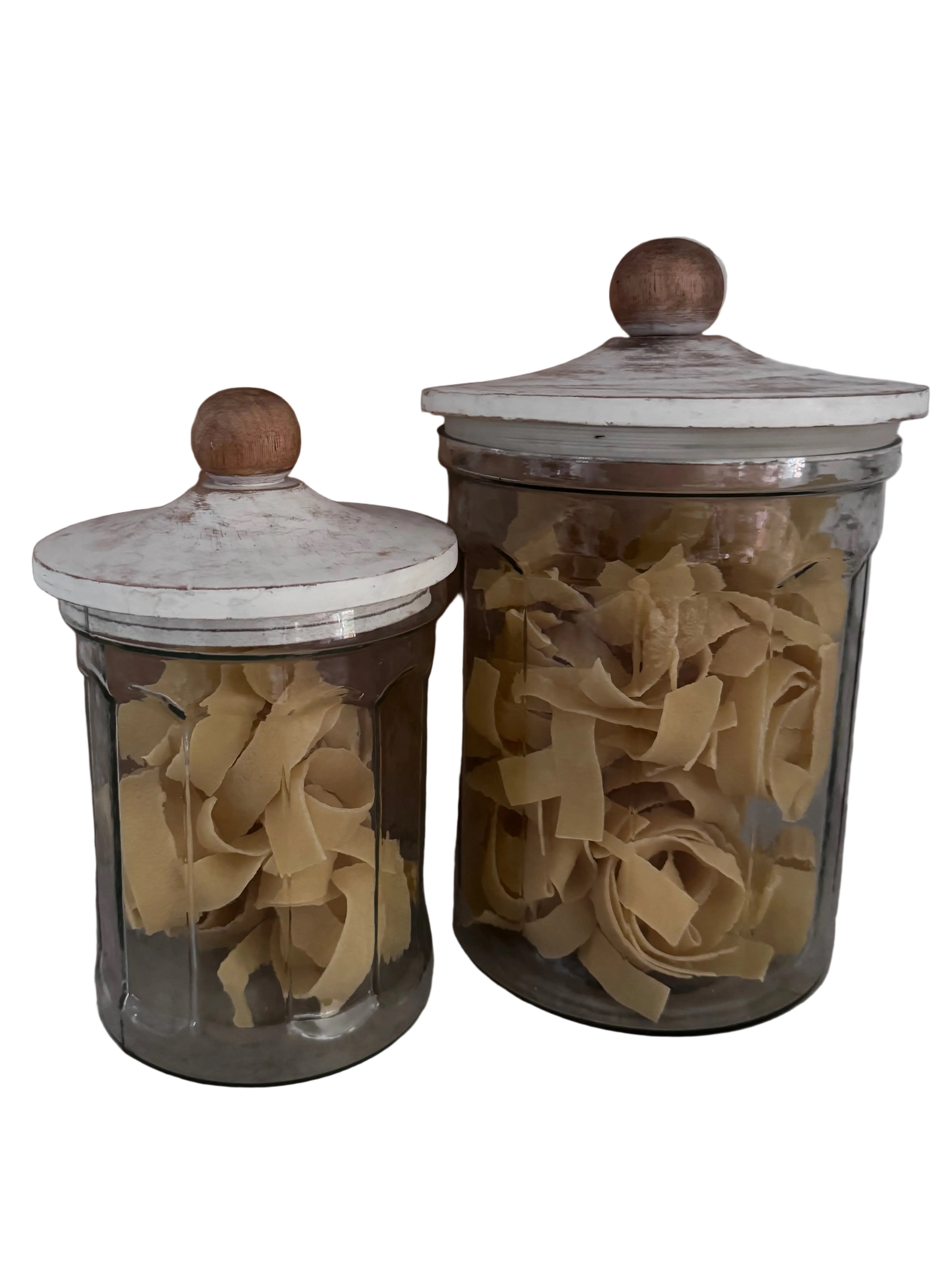 Glass canister set rental