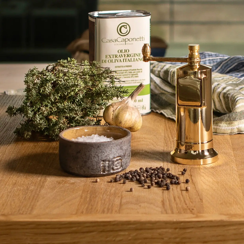 Chefs mate 5” brass pepper grinder rental