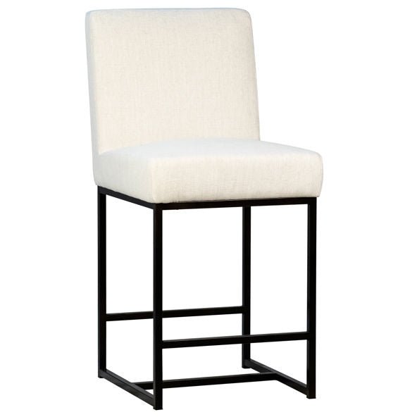 Black and off white counter stool rental