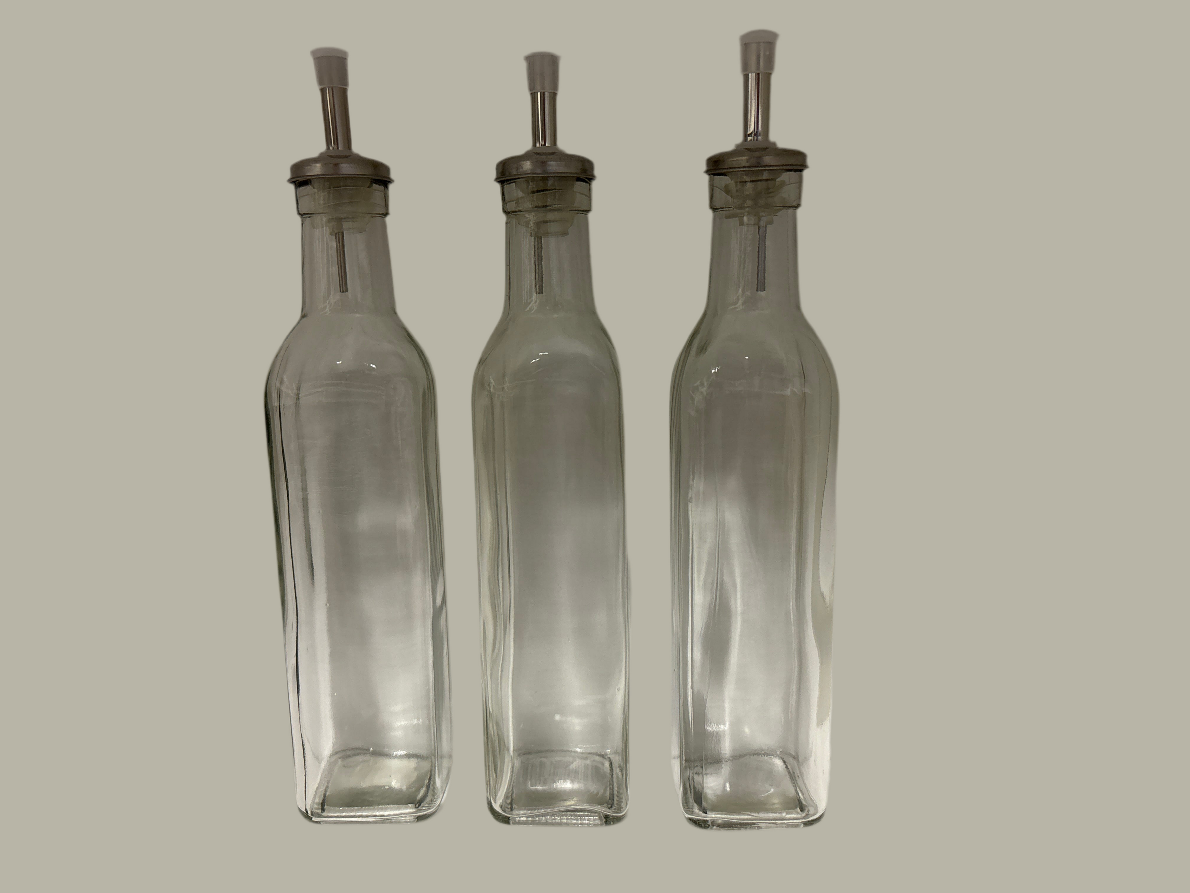 Glass oil & vinegar (3) rental