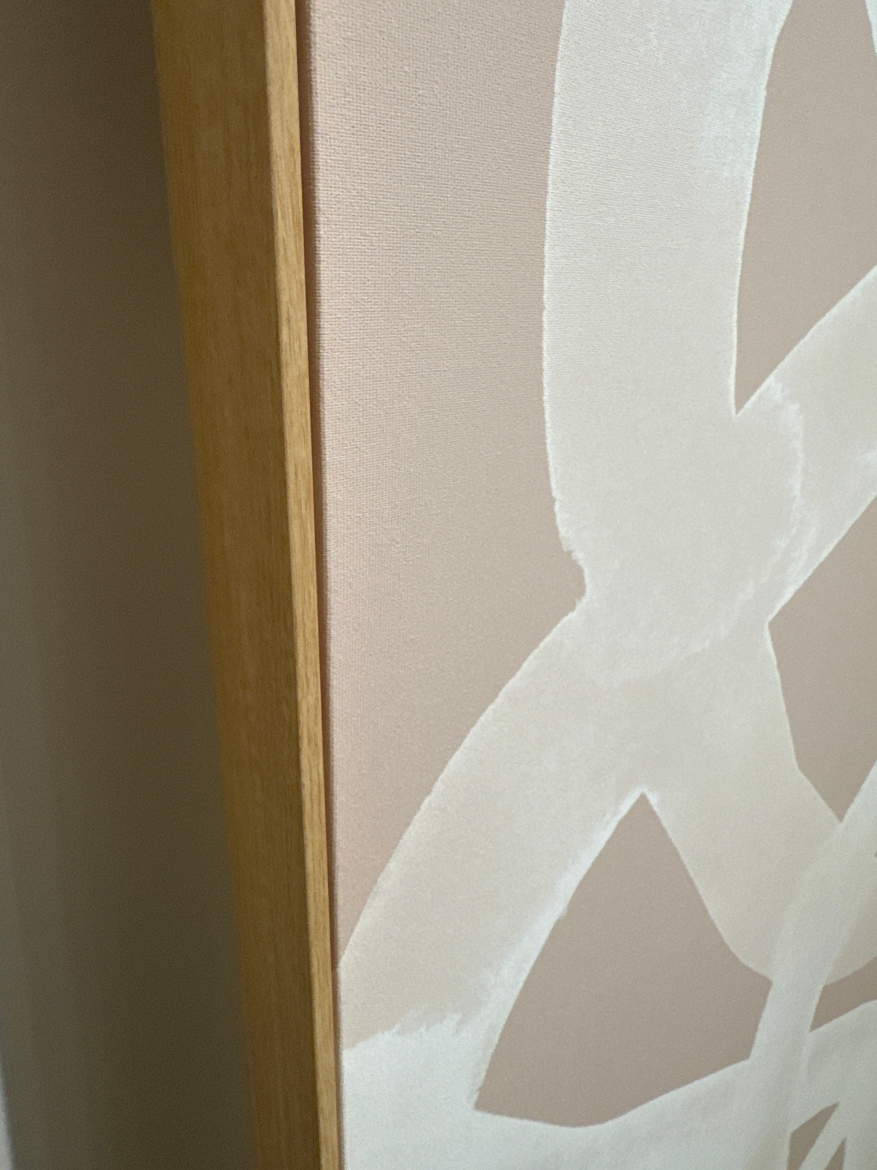 Neutral abstract canvas rental