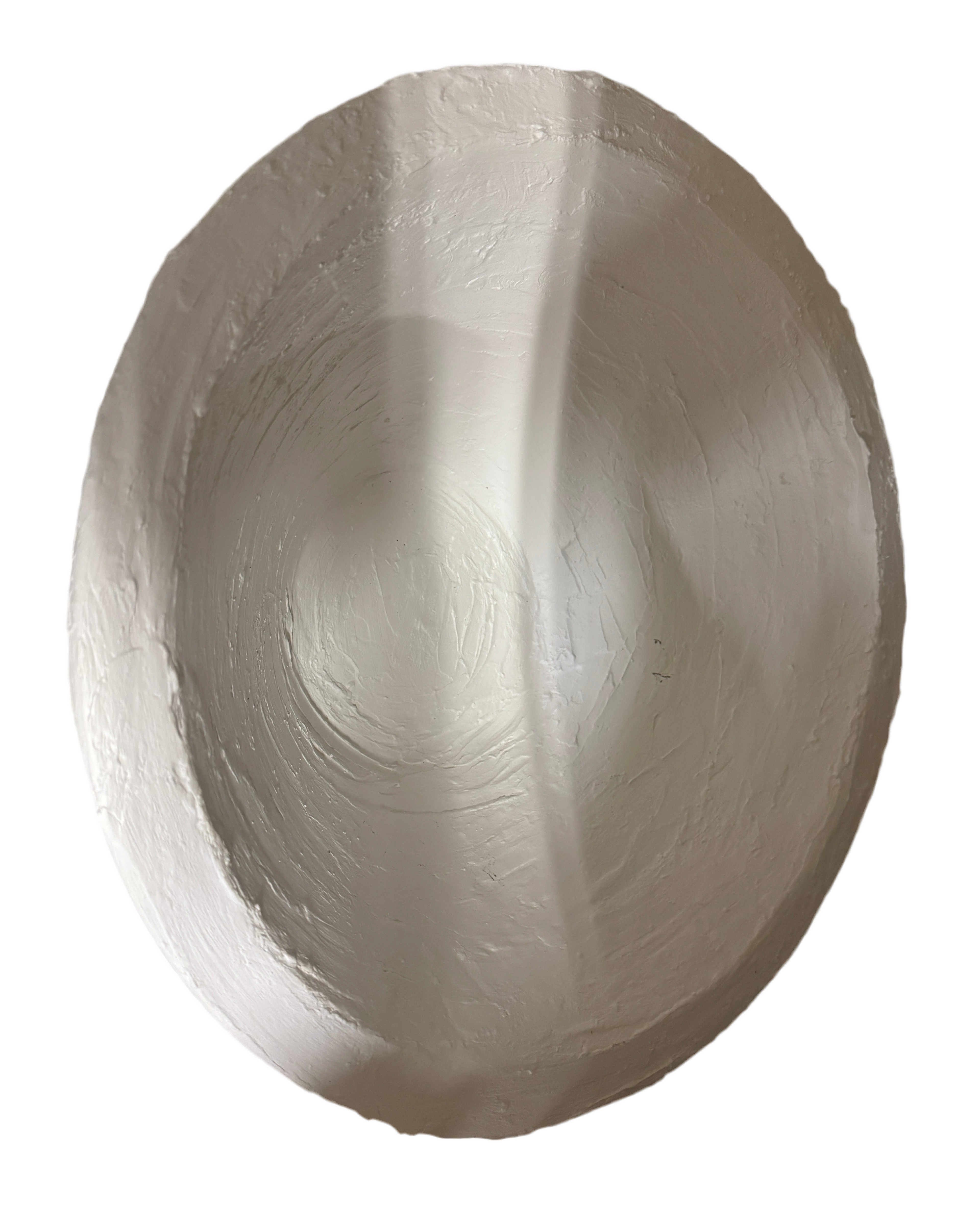 Large white plaster bowl rental