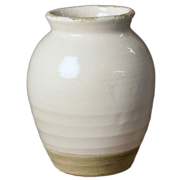 Large ceramic terracotta vase