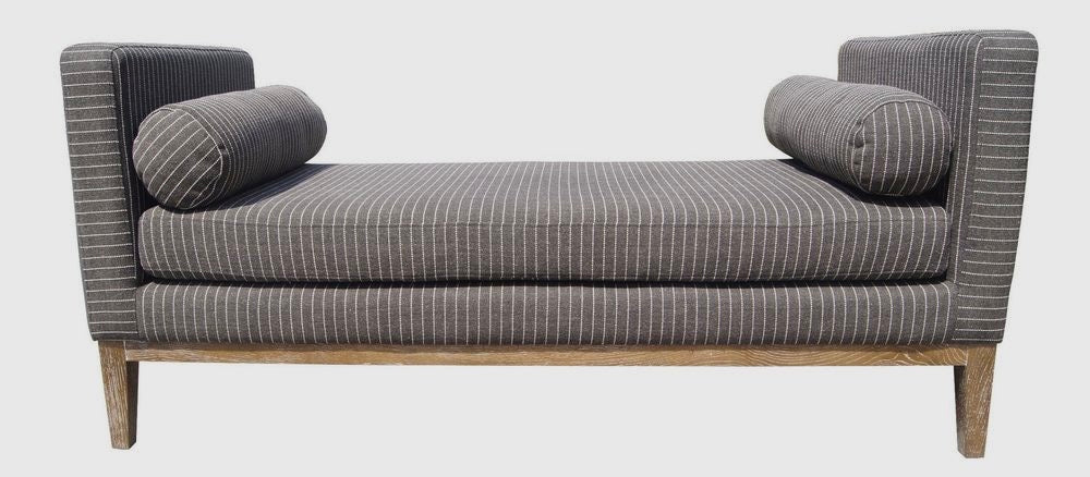 Grey settee bench rental