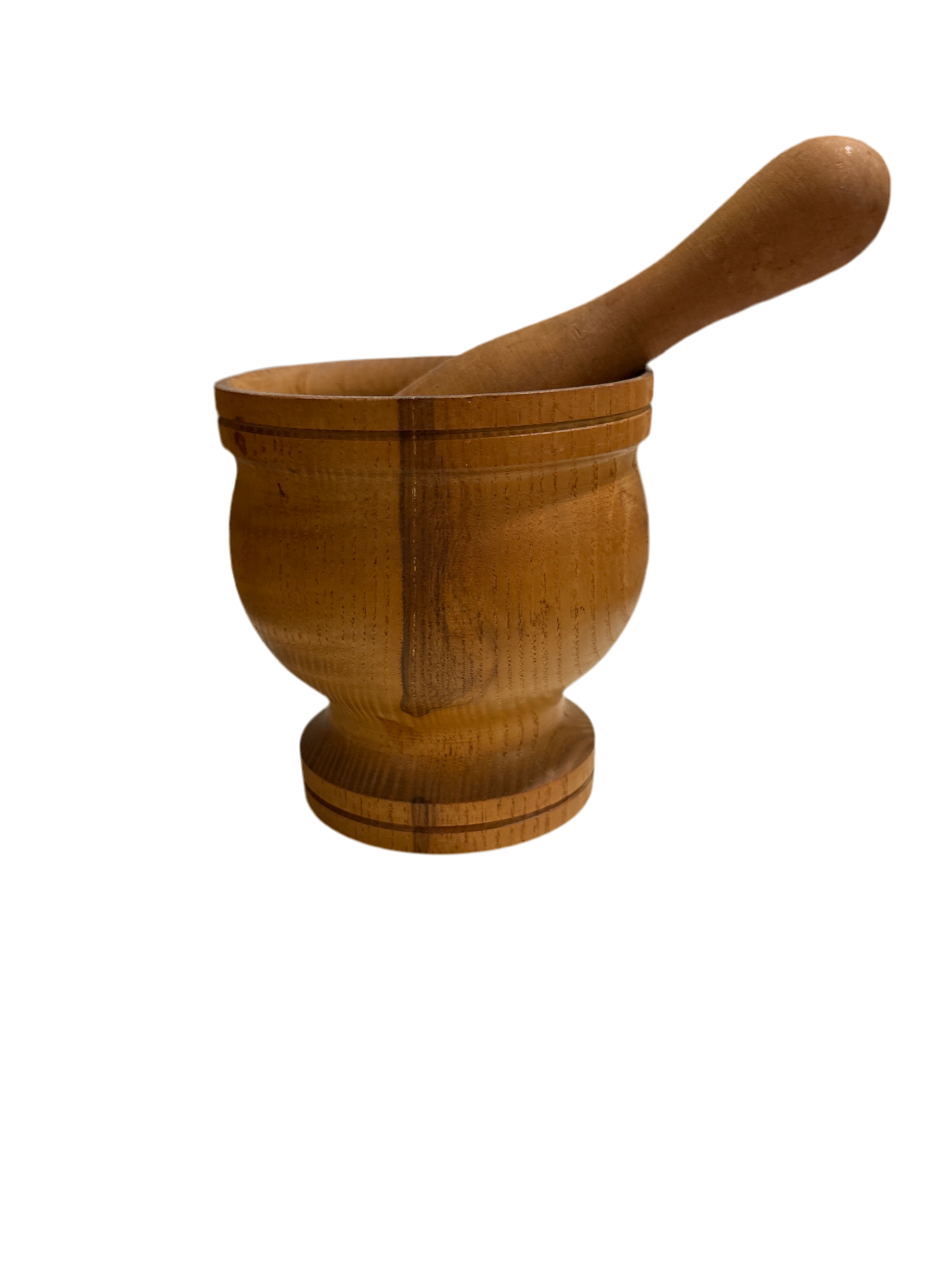 Wooden mortar & pestle rental
