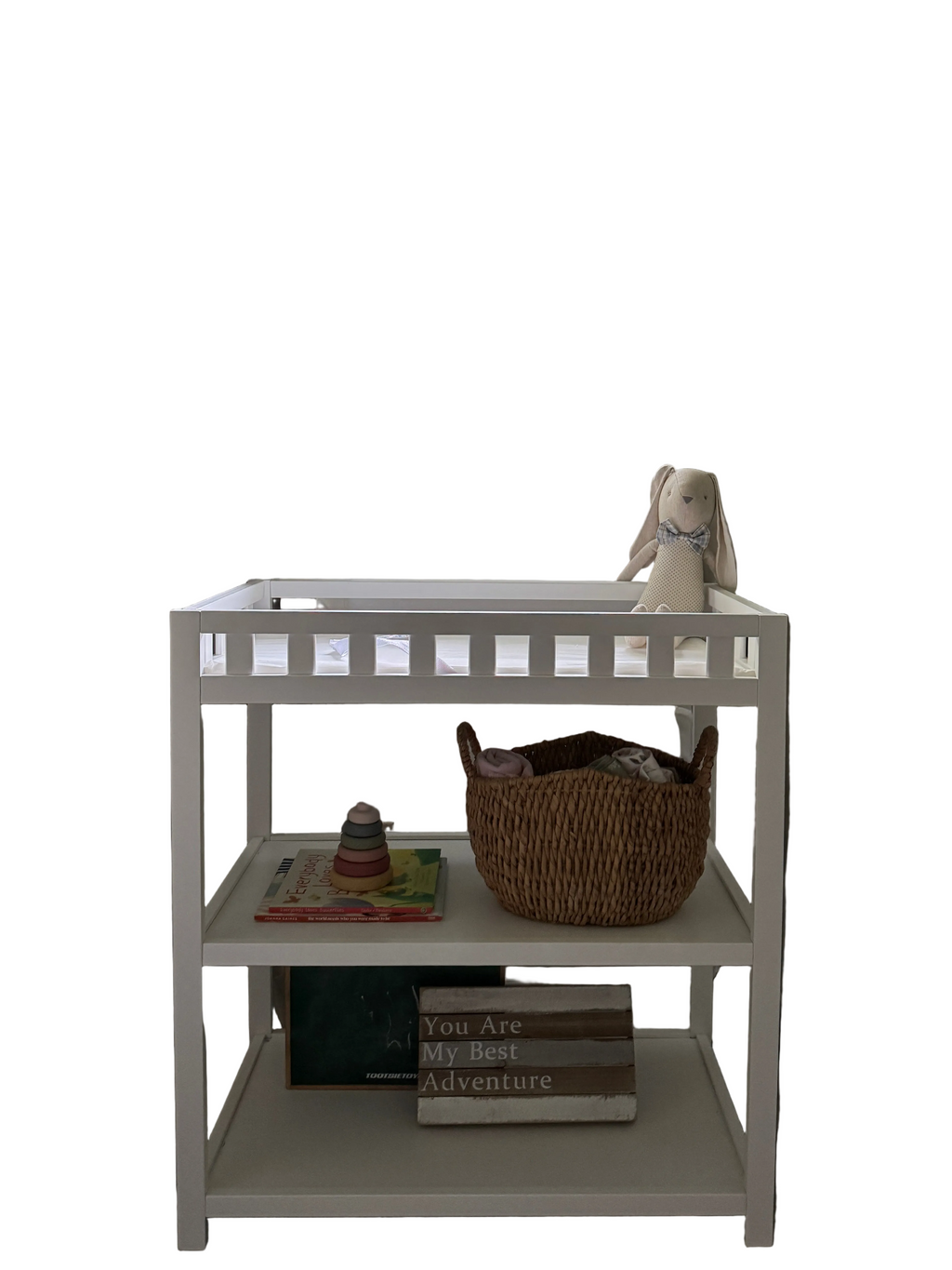 White Change table rental
