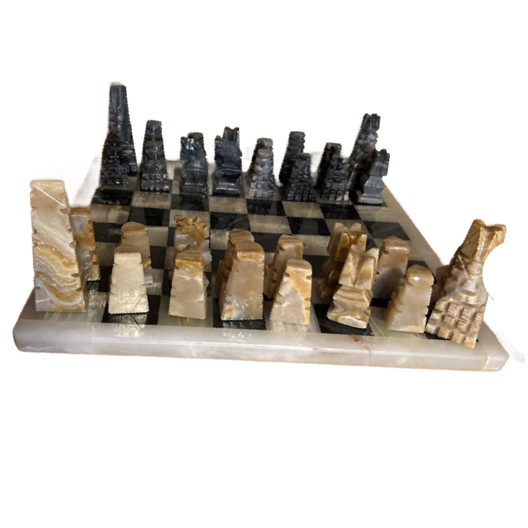 Vintage marble chess set rental