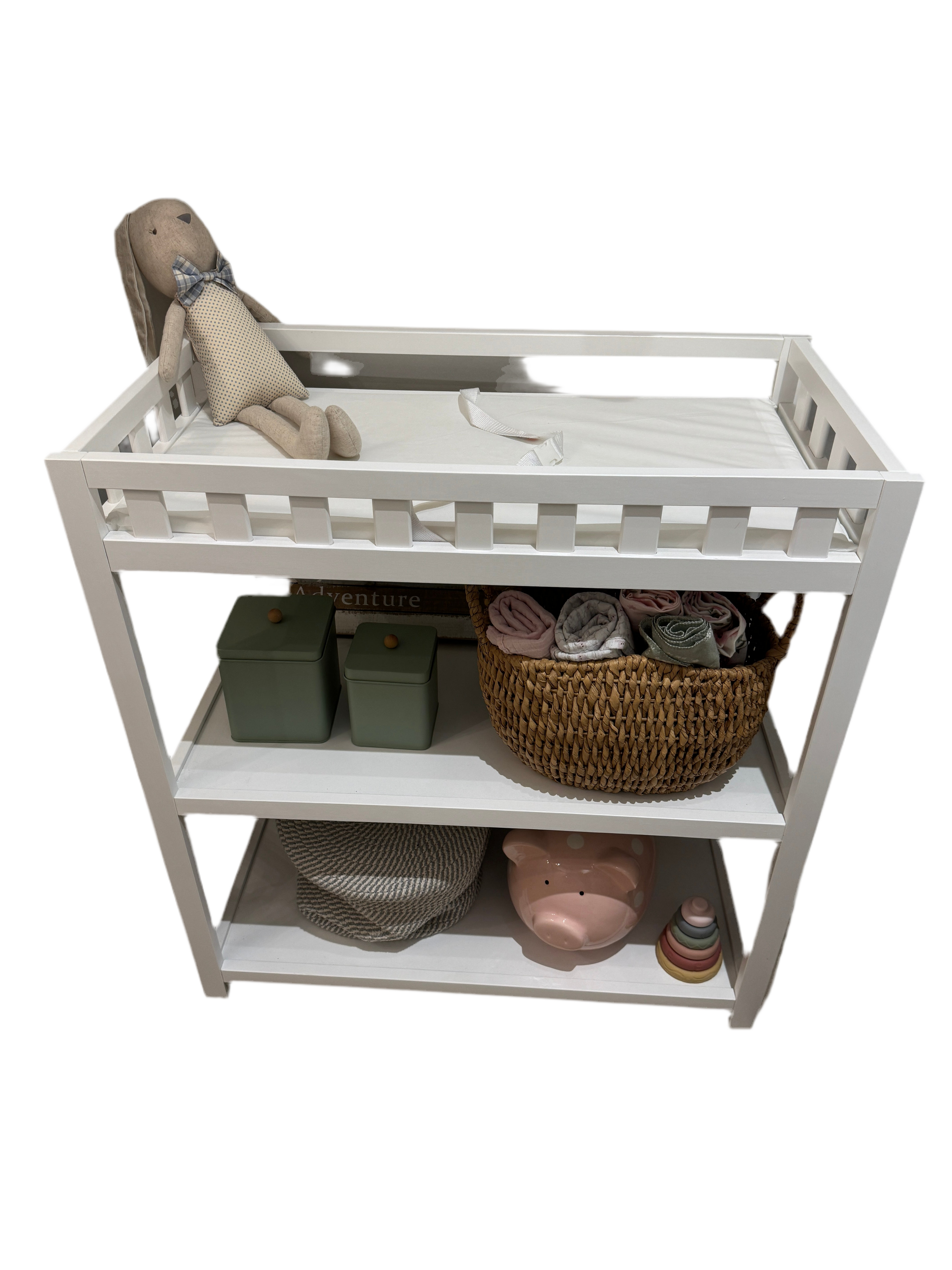 White Change table rental