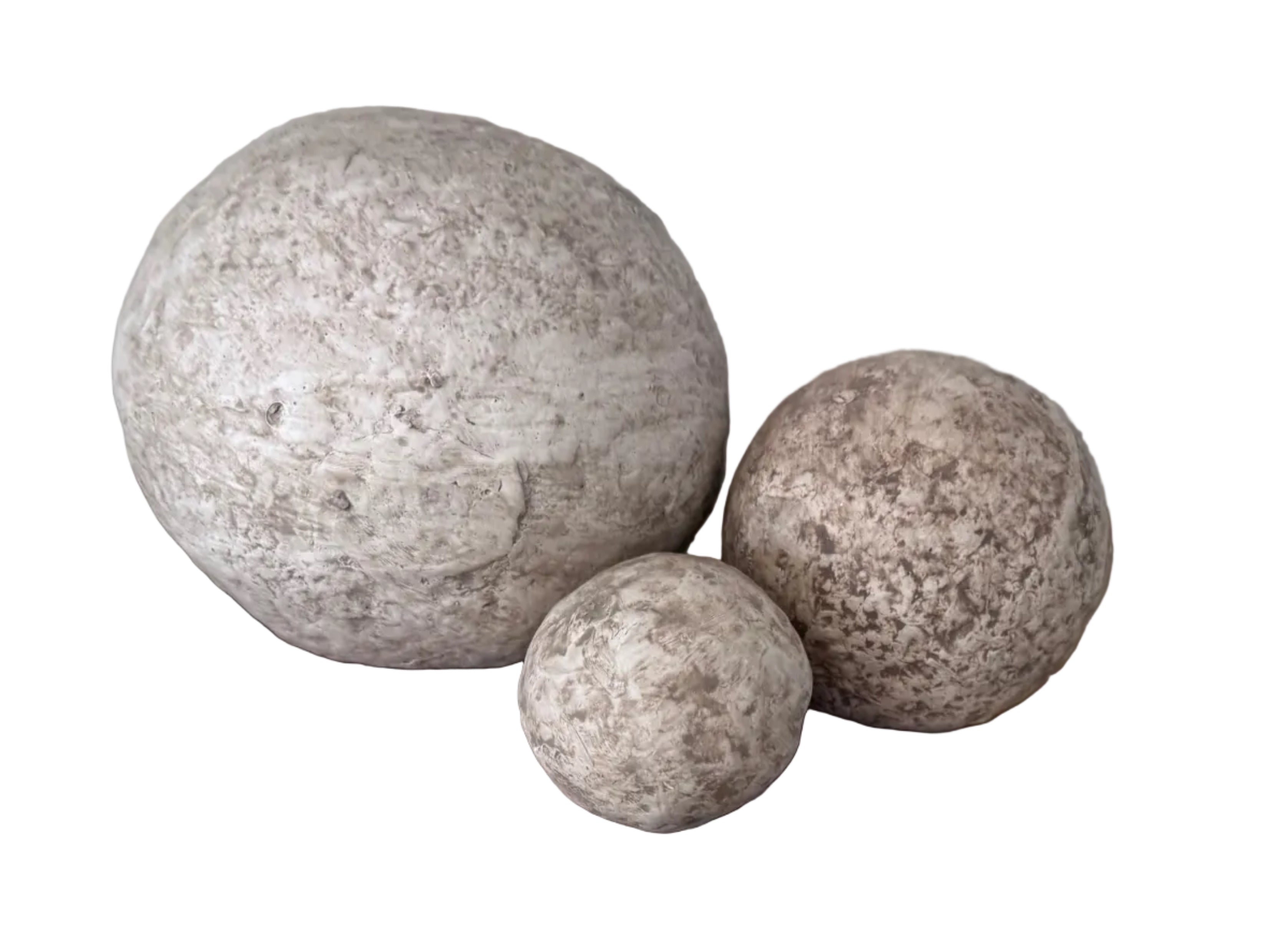 Papier mache ball trio styling rental