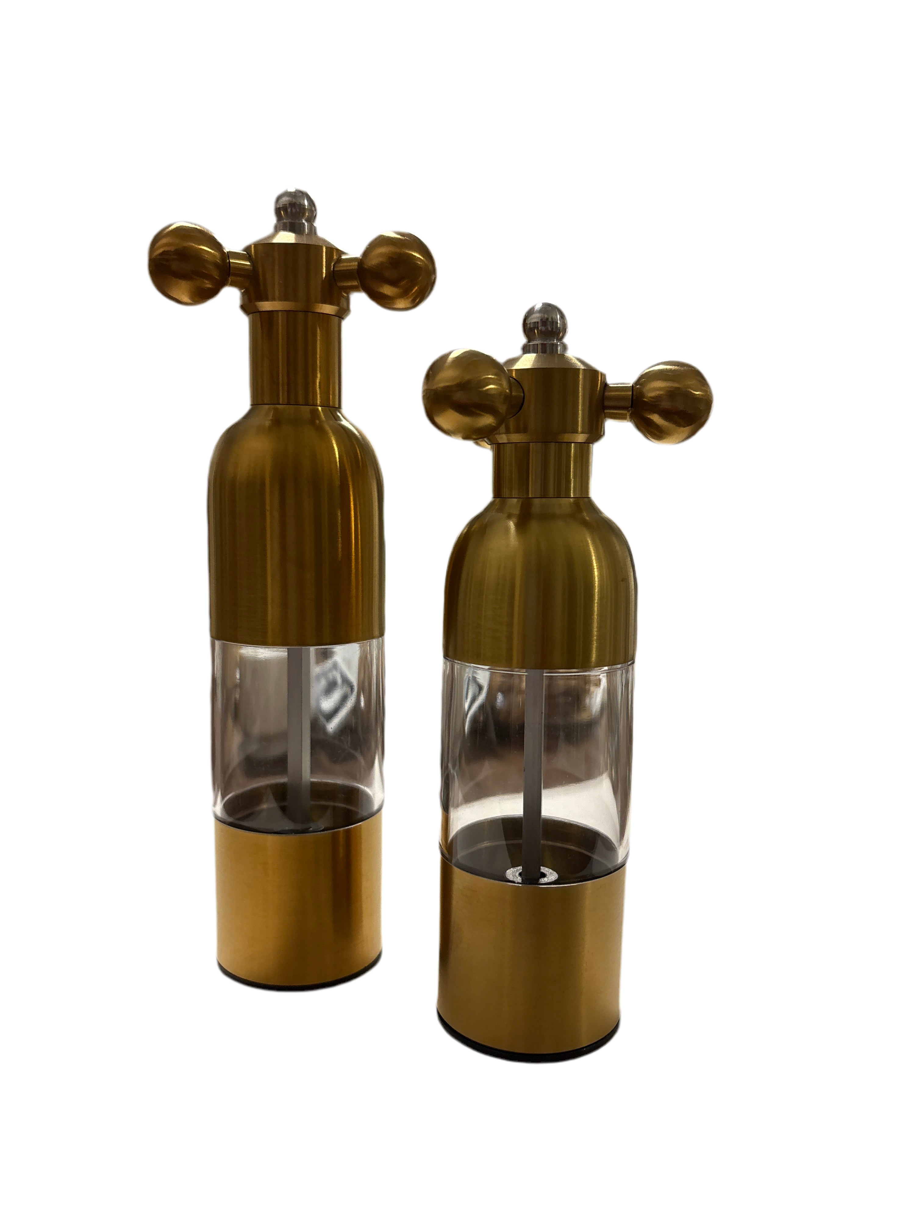 Brass pepper mill set rental