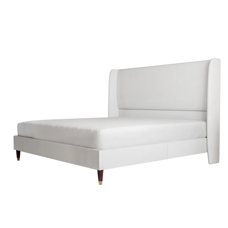 Off white double bed frame