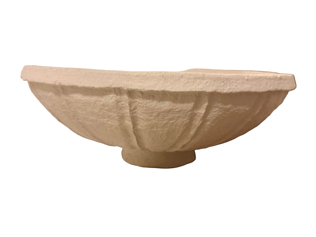 Large Natural plaster bowl rental