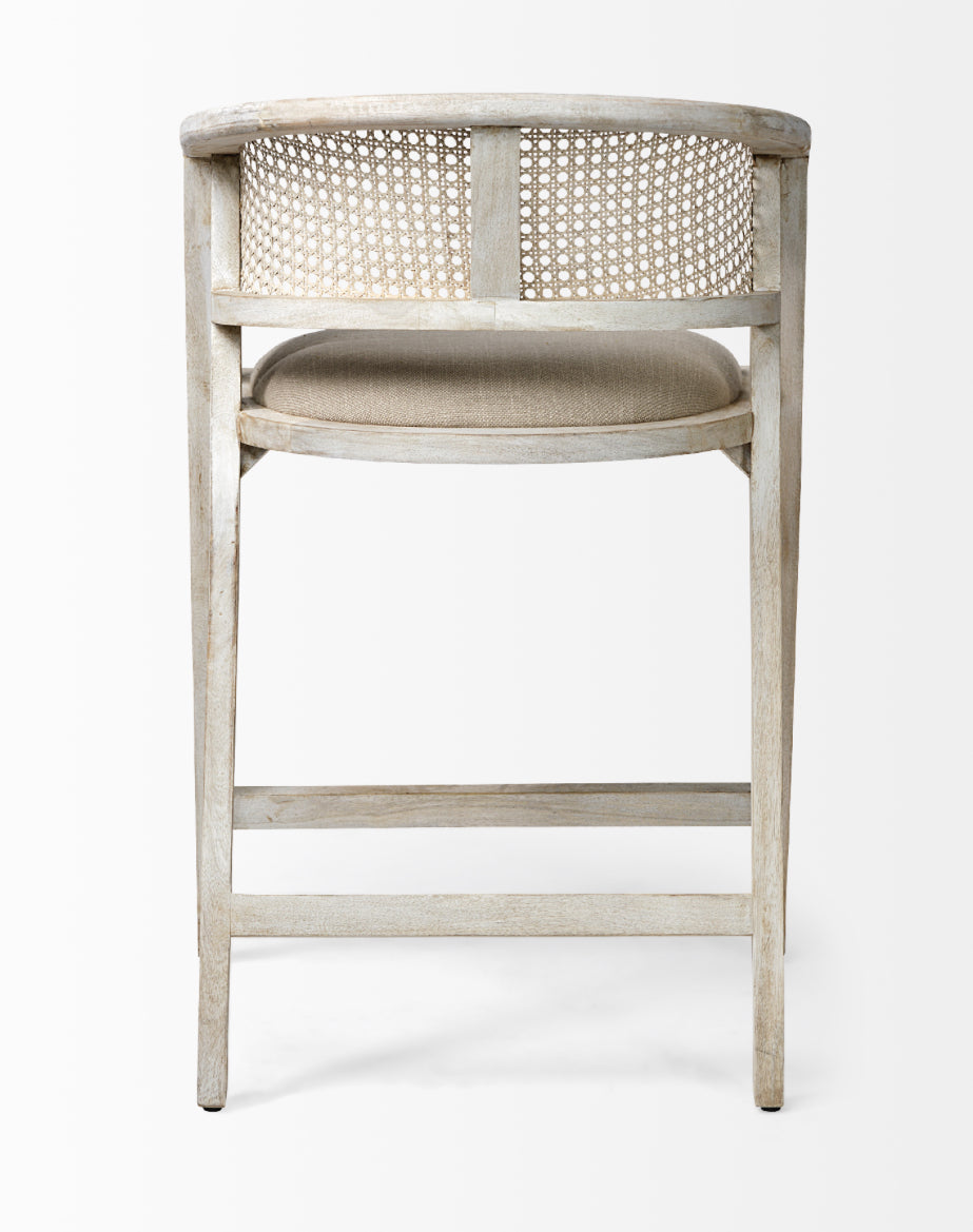 Curved cane counter stool rental