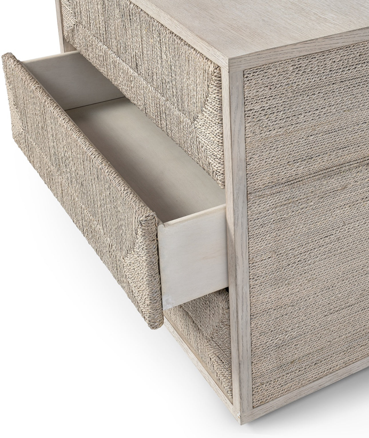 Woven Bedside chest of drawers rental