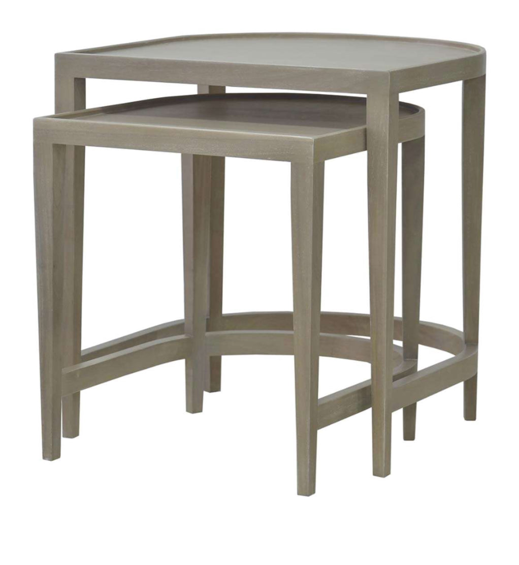 Aged wood nesting tables rental ( available late August)