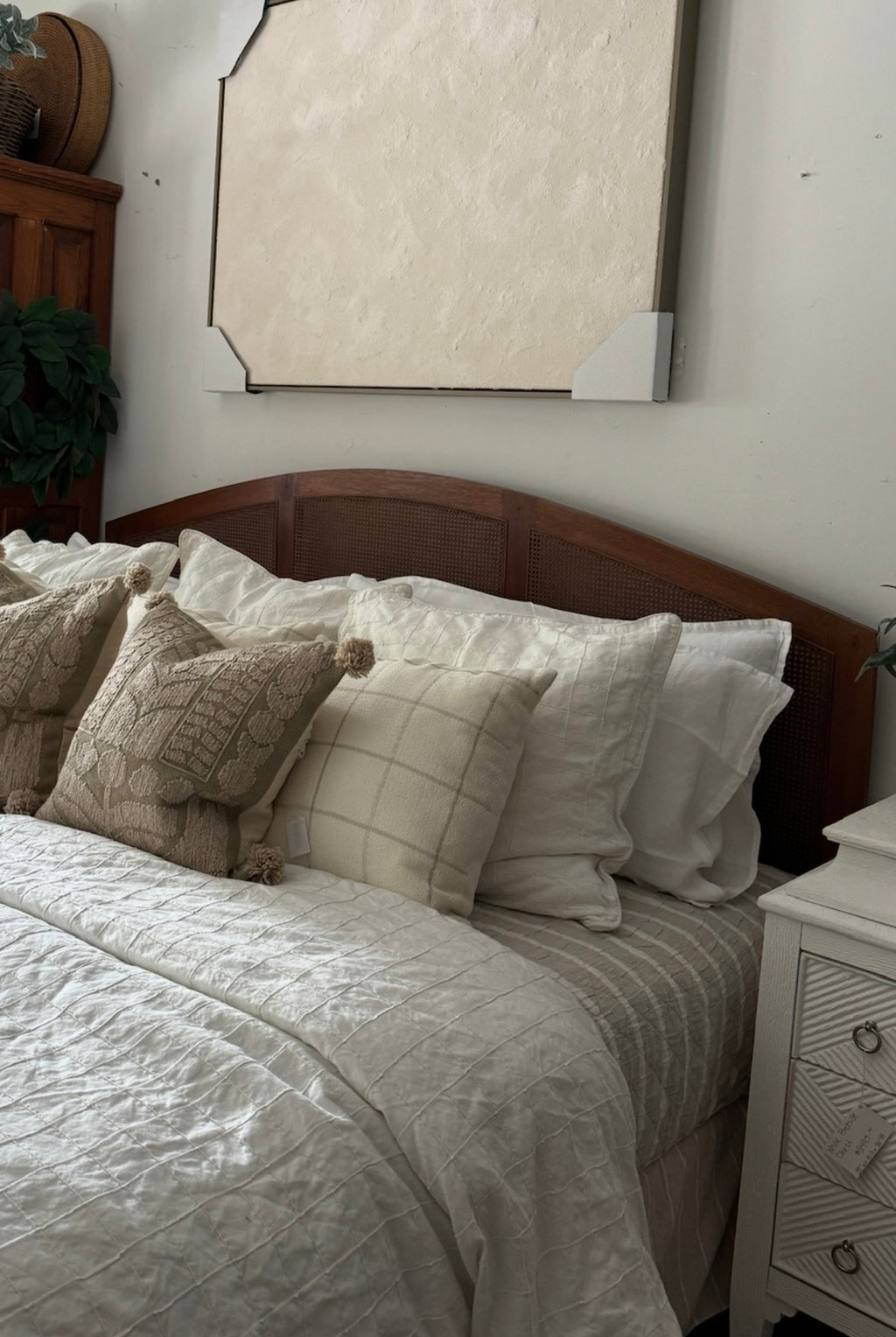 King cane headboard rental
