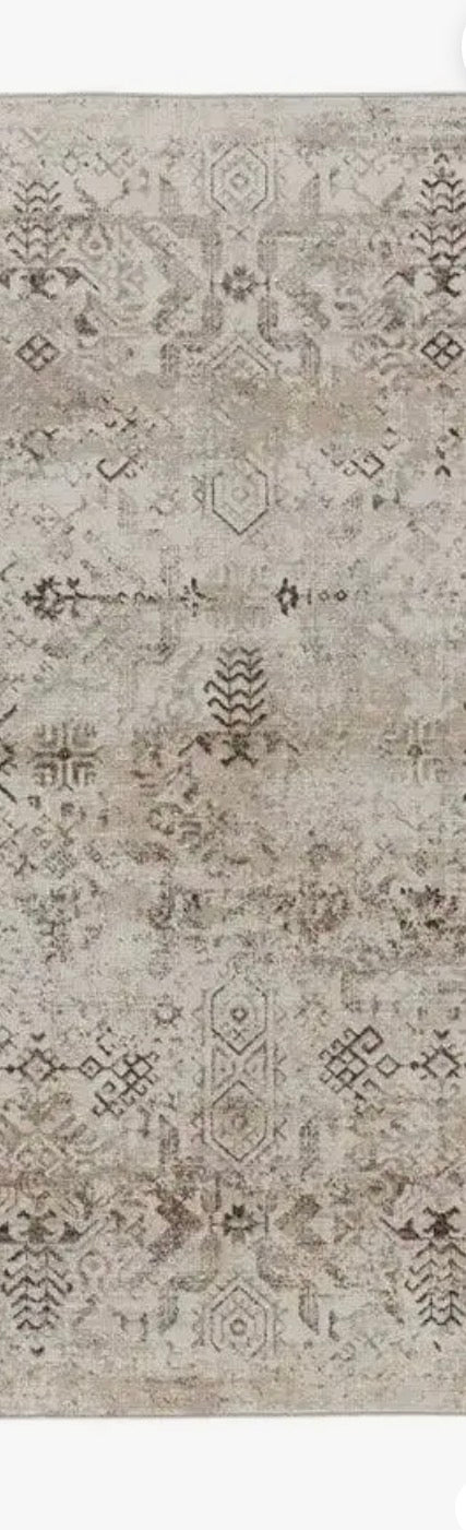 Neutral 2’x6’ rug runner rental