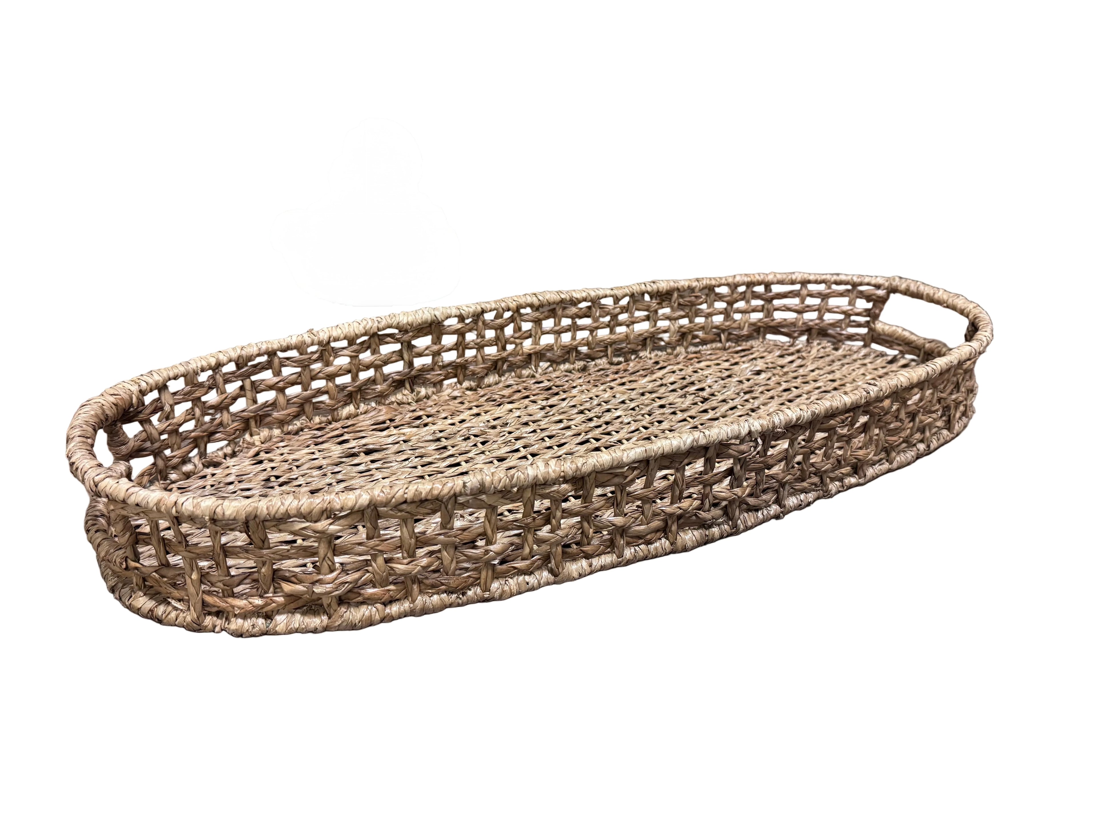 Long Oval tray rental