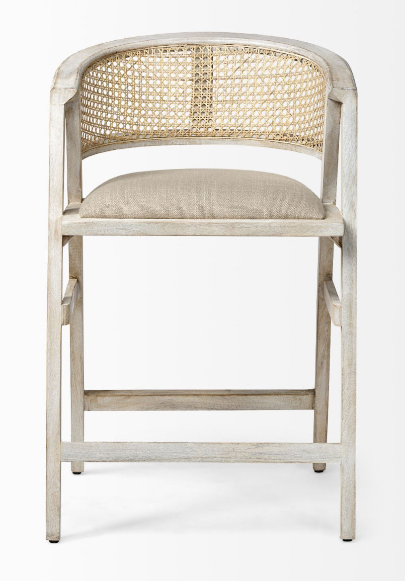 Curved cane counter stool rental
