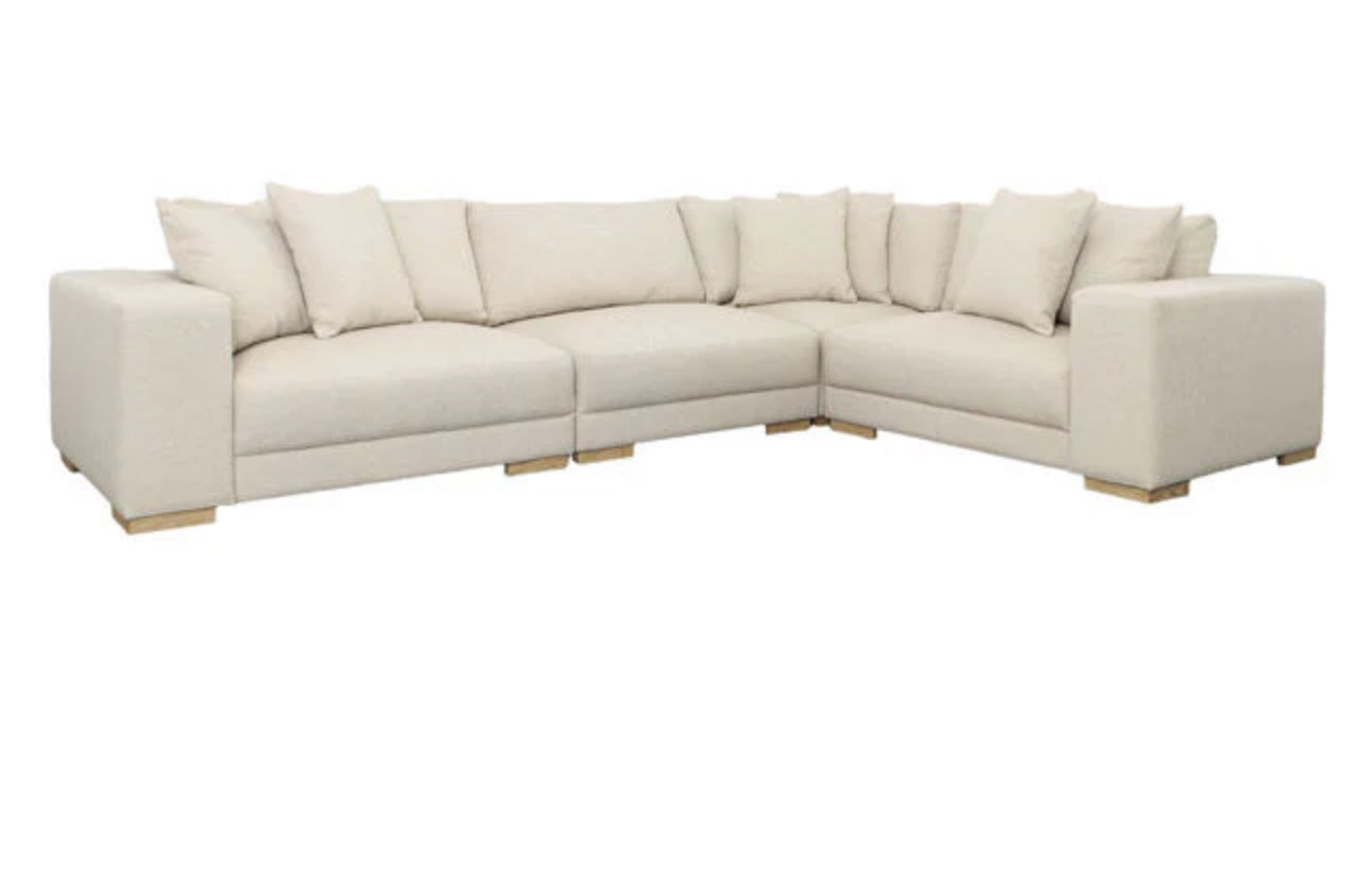 Large modular L sectional rental