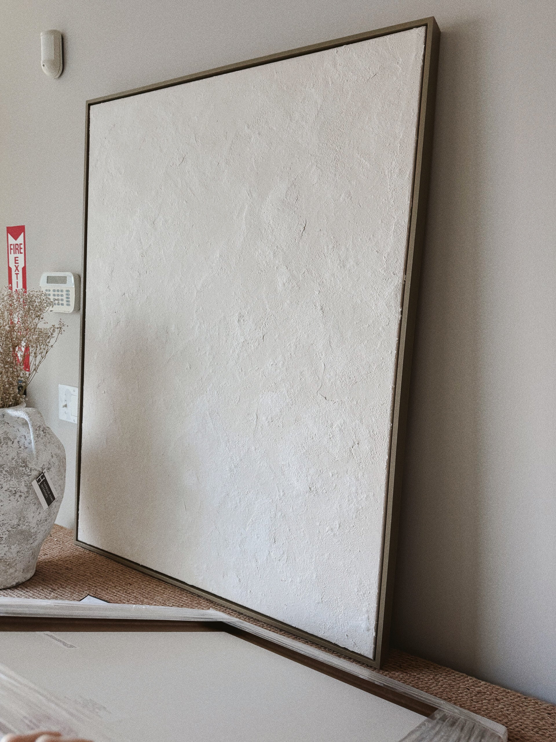 Plaster framed canvas rental