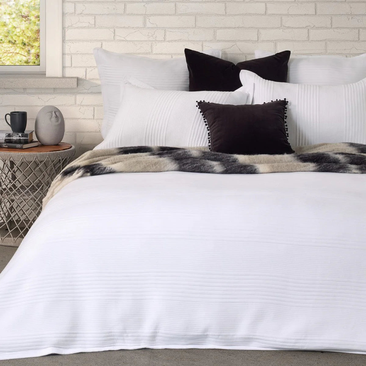 White duvet cover set for king