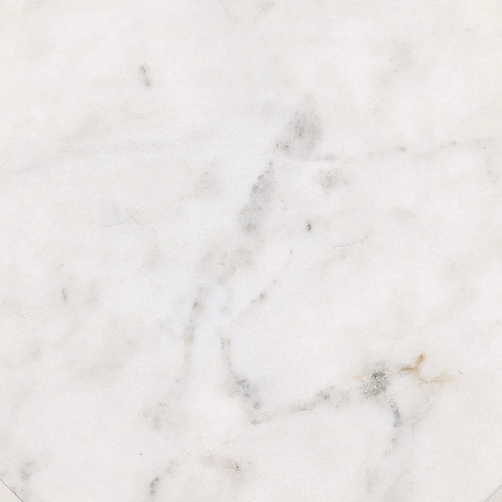 Marble & gold side table rental