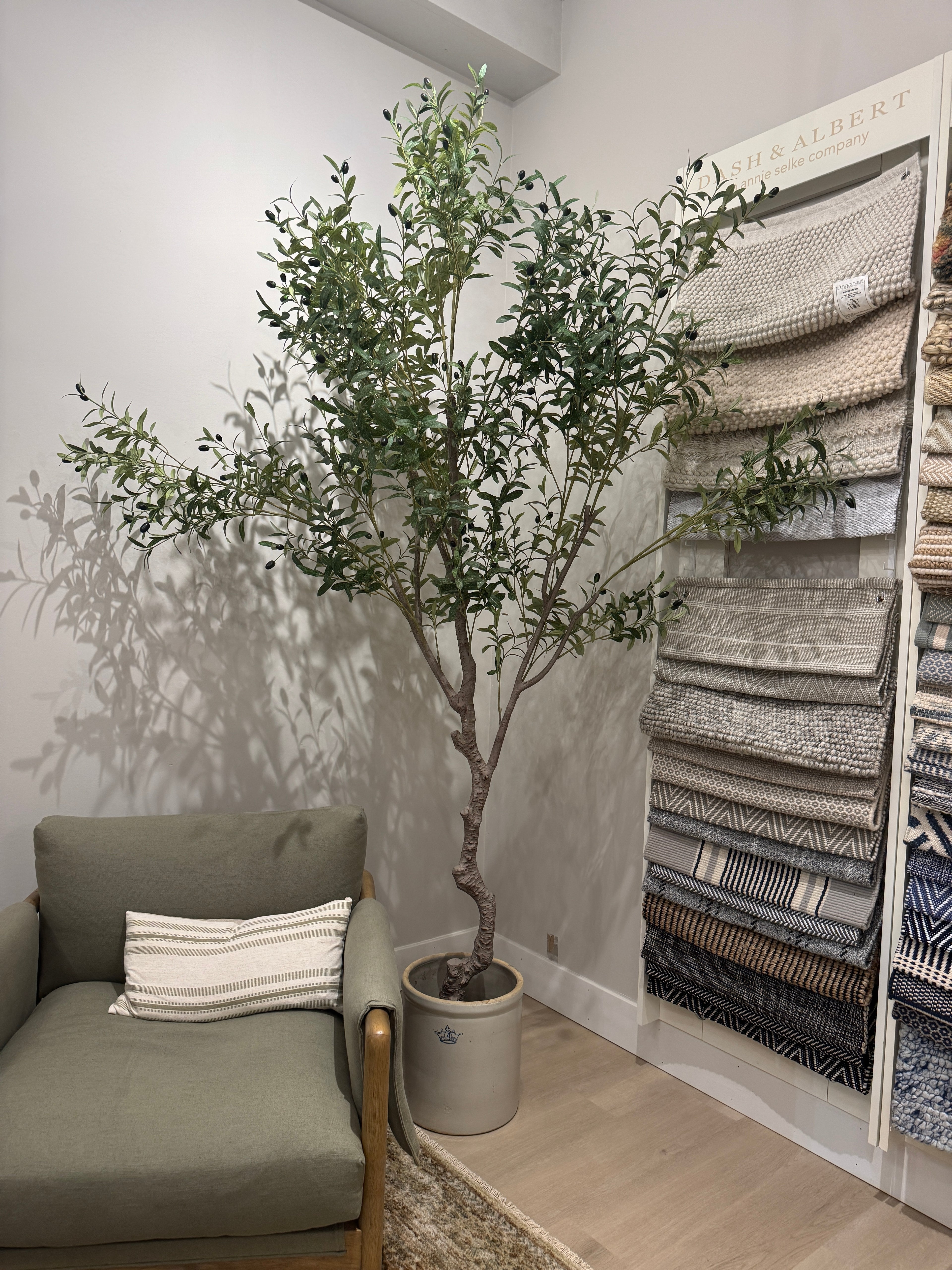 Faux 8ft olive tree rental