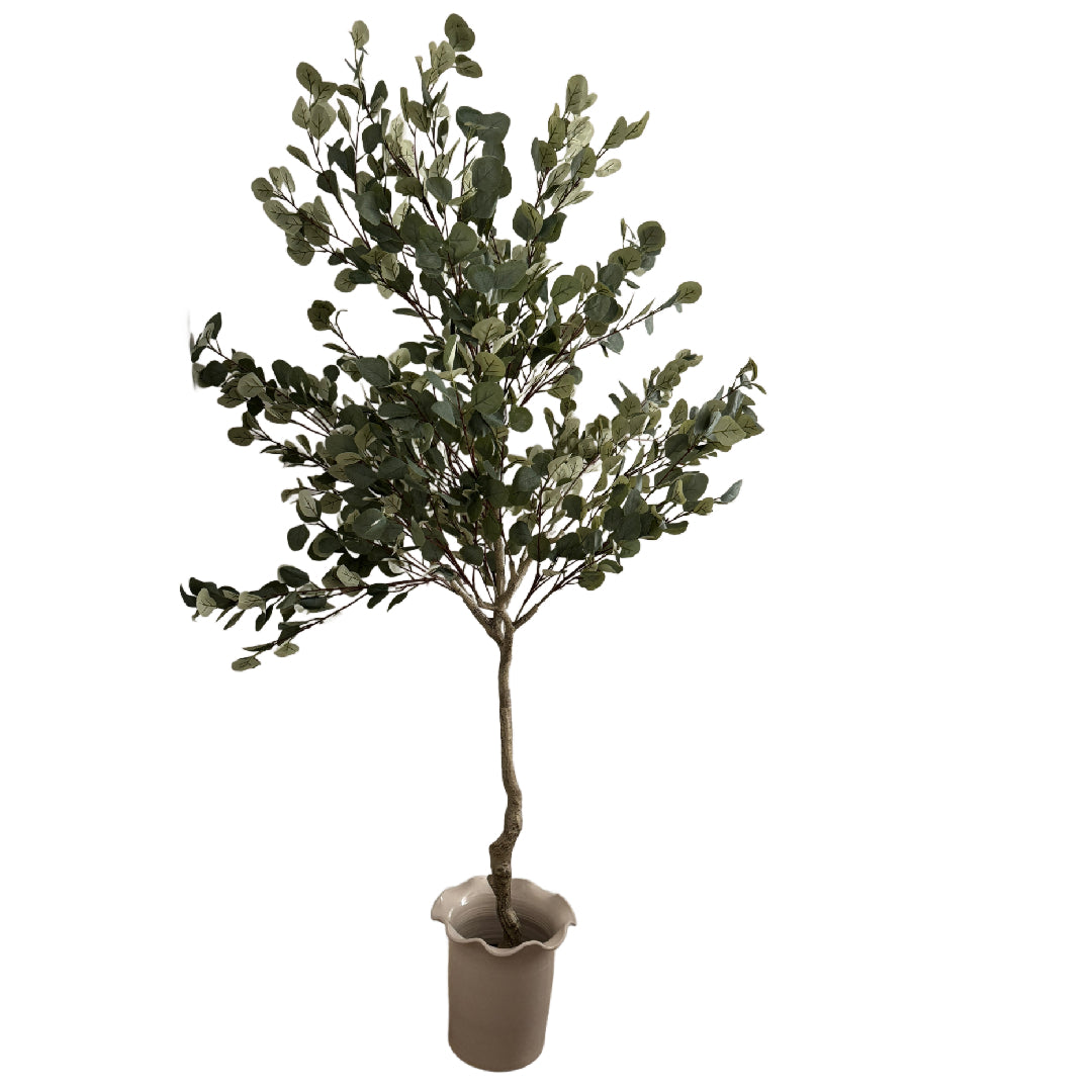 Faux tree in planter rental