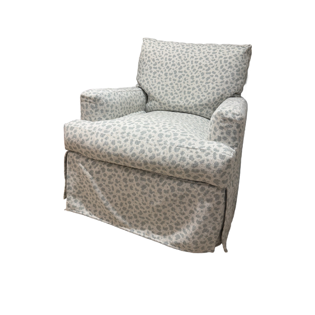 Slipcovered glider chair rental